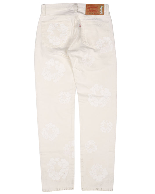 Levi's Tonal Cotton Wreath Jeans