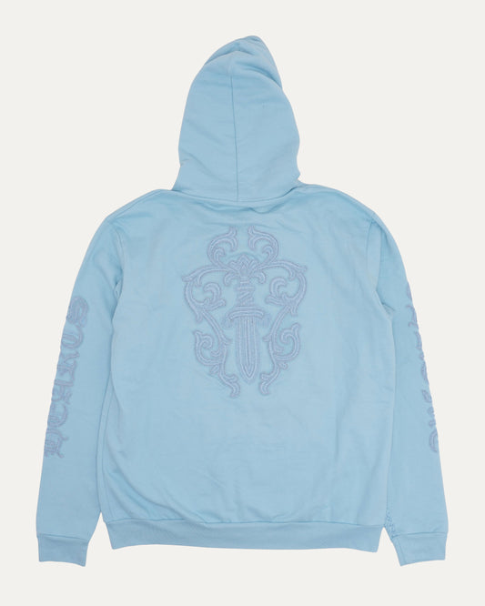 Beaded Vine Dagger Zip Hoodie