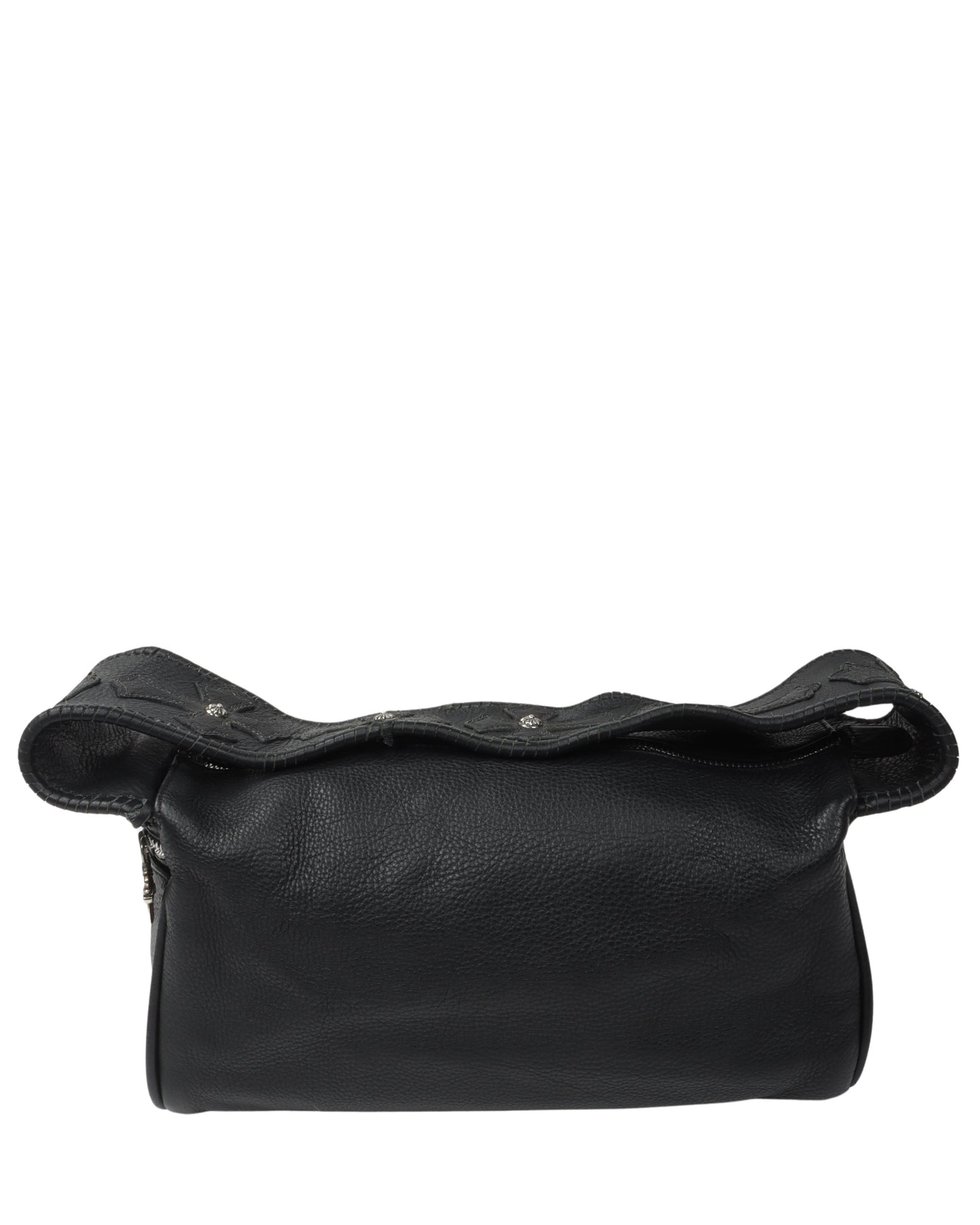 Lunch Box Cross Patch Leather Bag