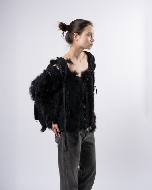 Iconic FW 2002 Fox Fur Pullover