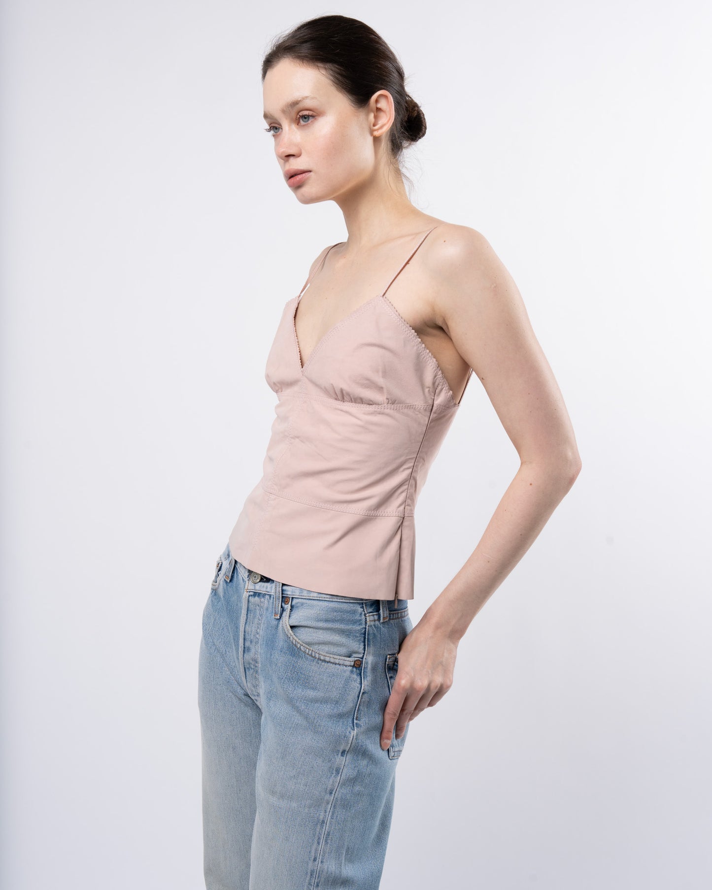 1990s Suede Top