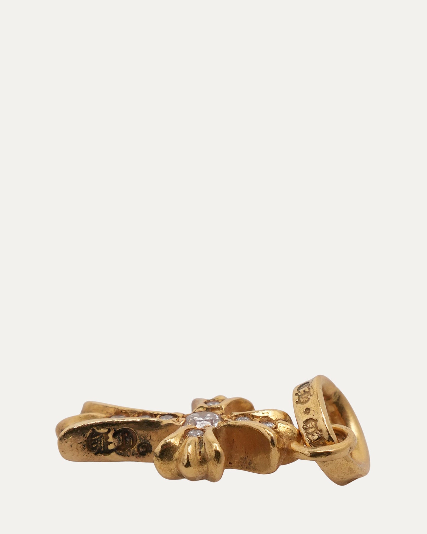 Gold Diamond Baby Fat Pendant