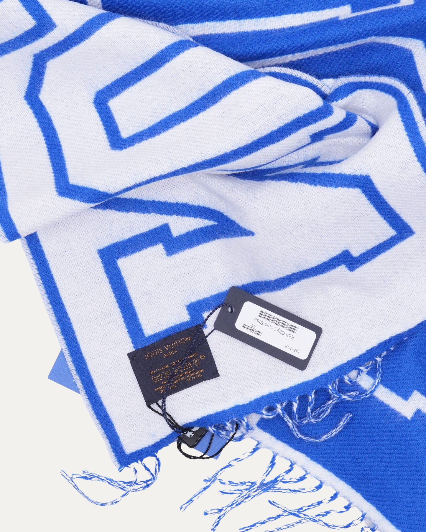 Wool-Cashmere Spellout Scarf