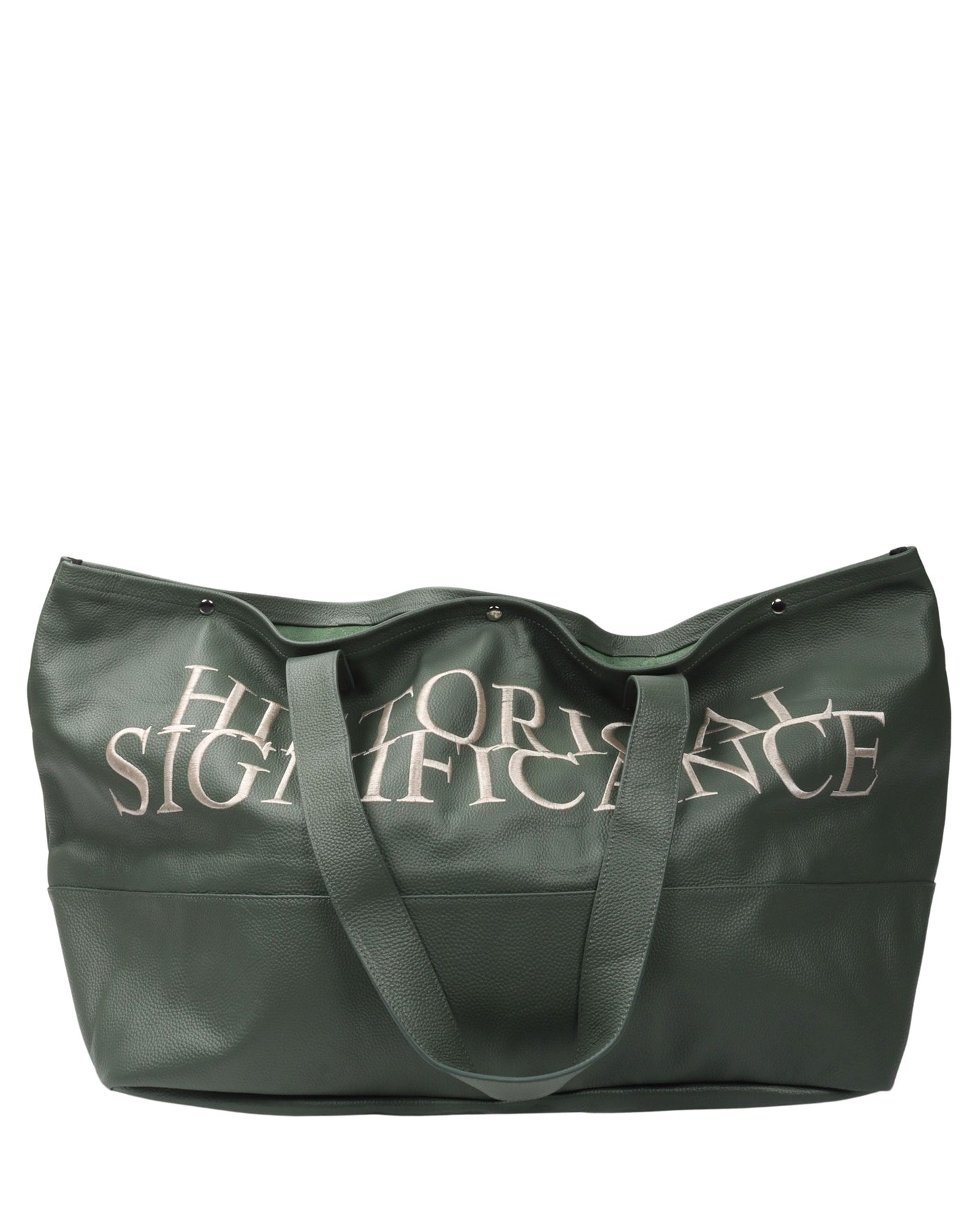 "Historical Significance" XXL Leather Tote Bag