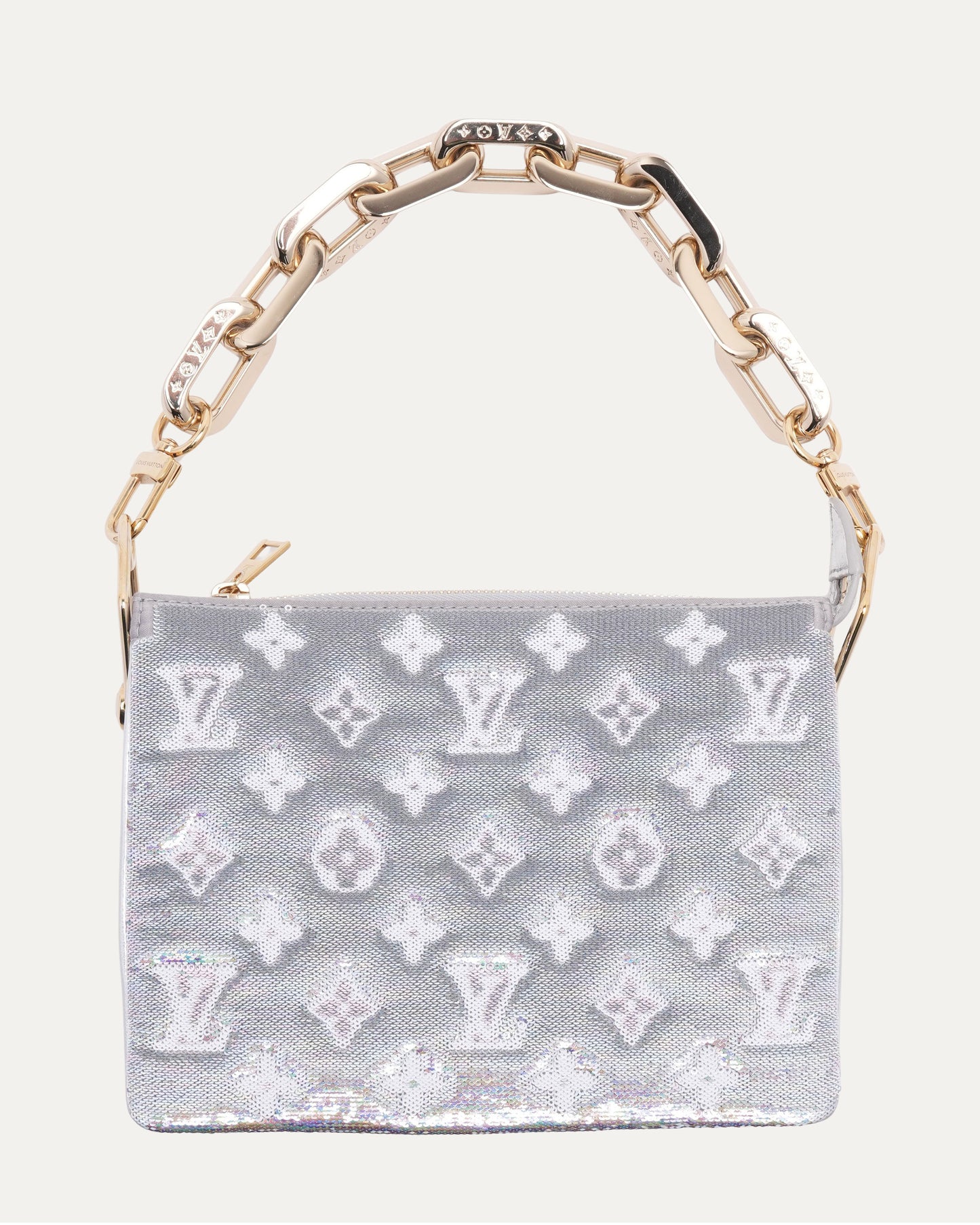 Sequin Debossed Monogram Coussin PM