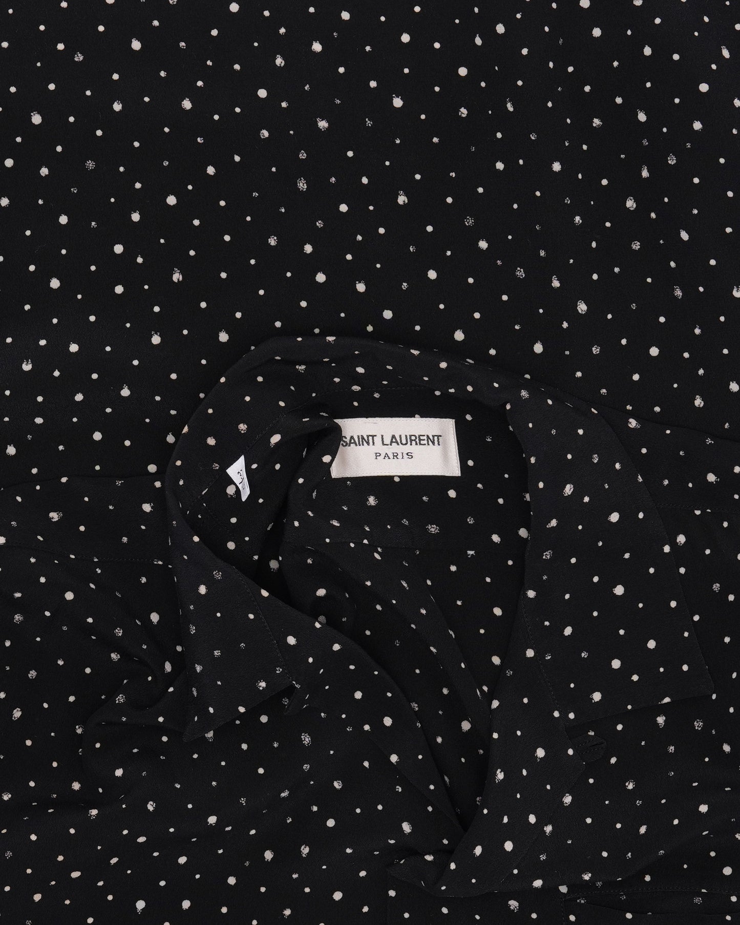 Silk Dot Pattern Shirt