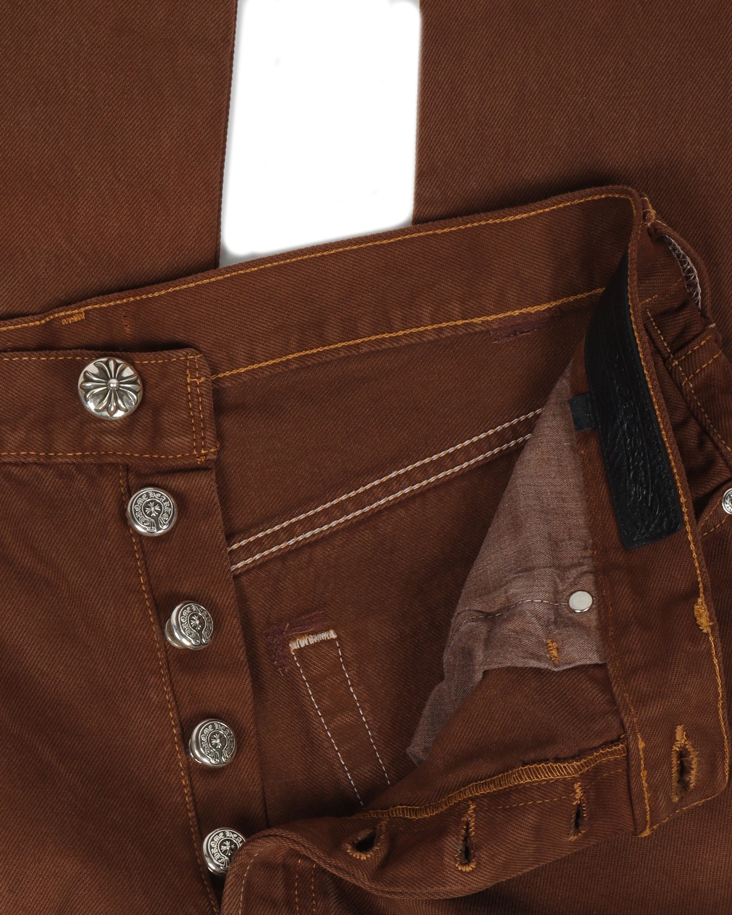 NYFW Exclusive Cheetah Cross Patch Jeans