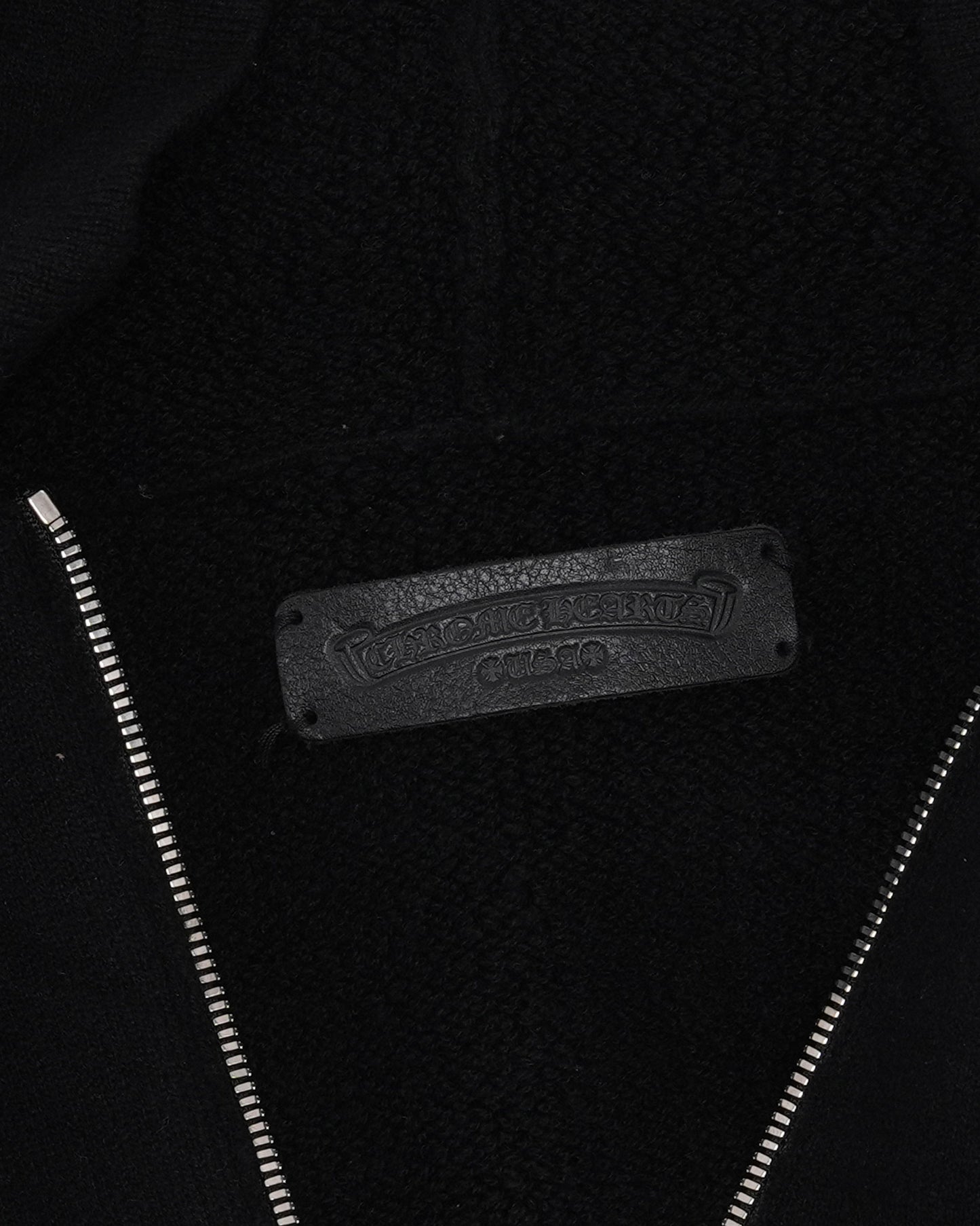 Cashmere Spell Out Zip Up Hoodie