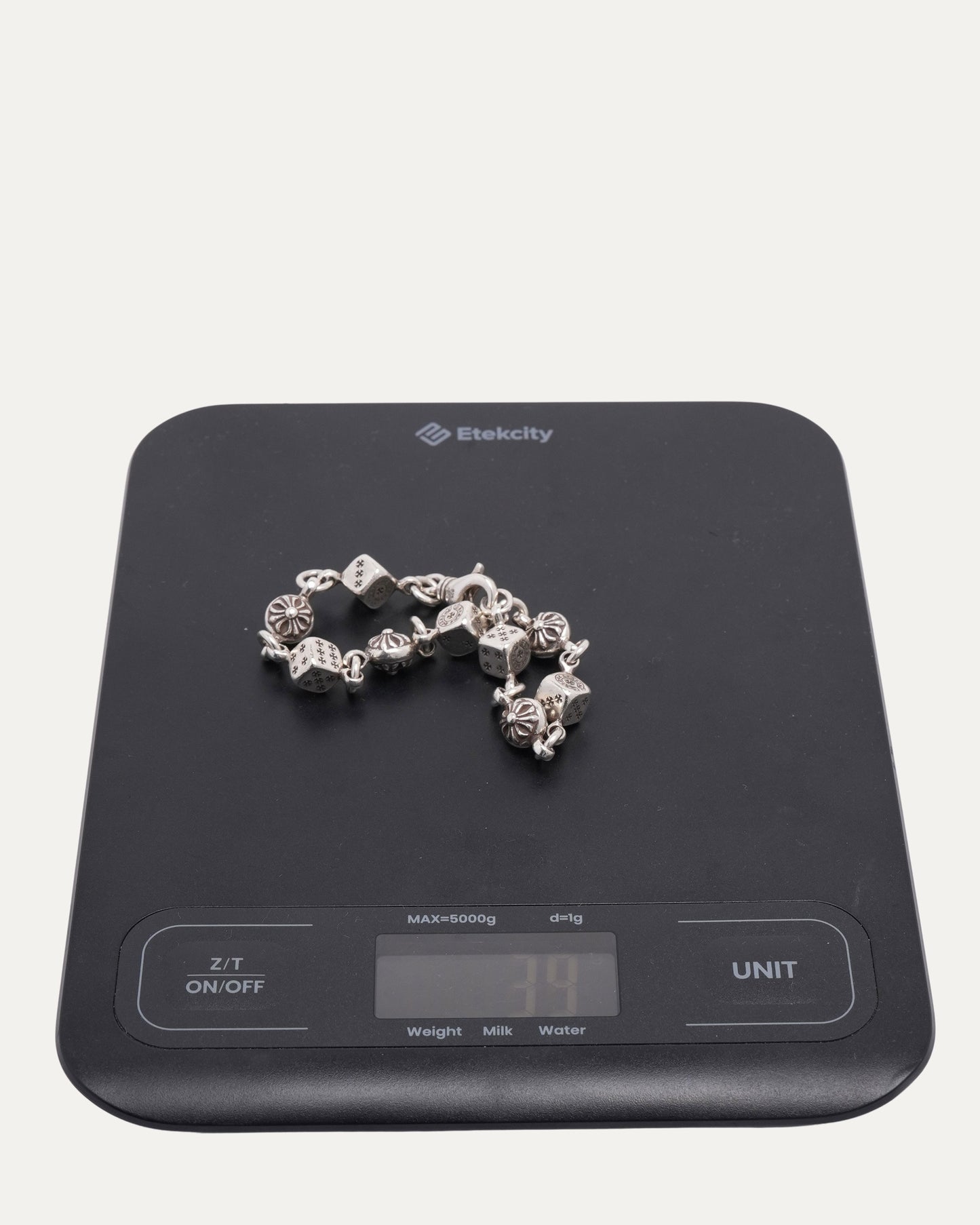 Dice and Plus Ball Bracelet