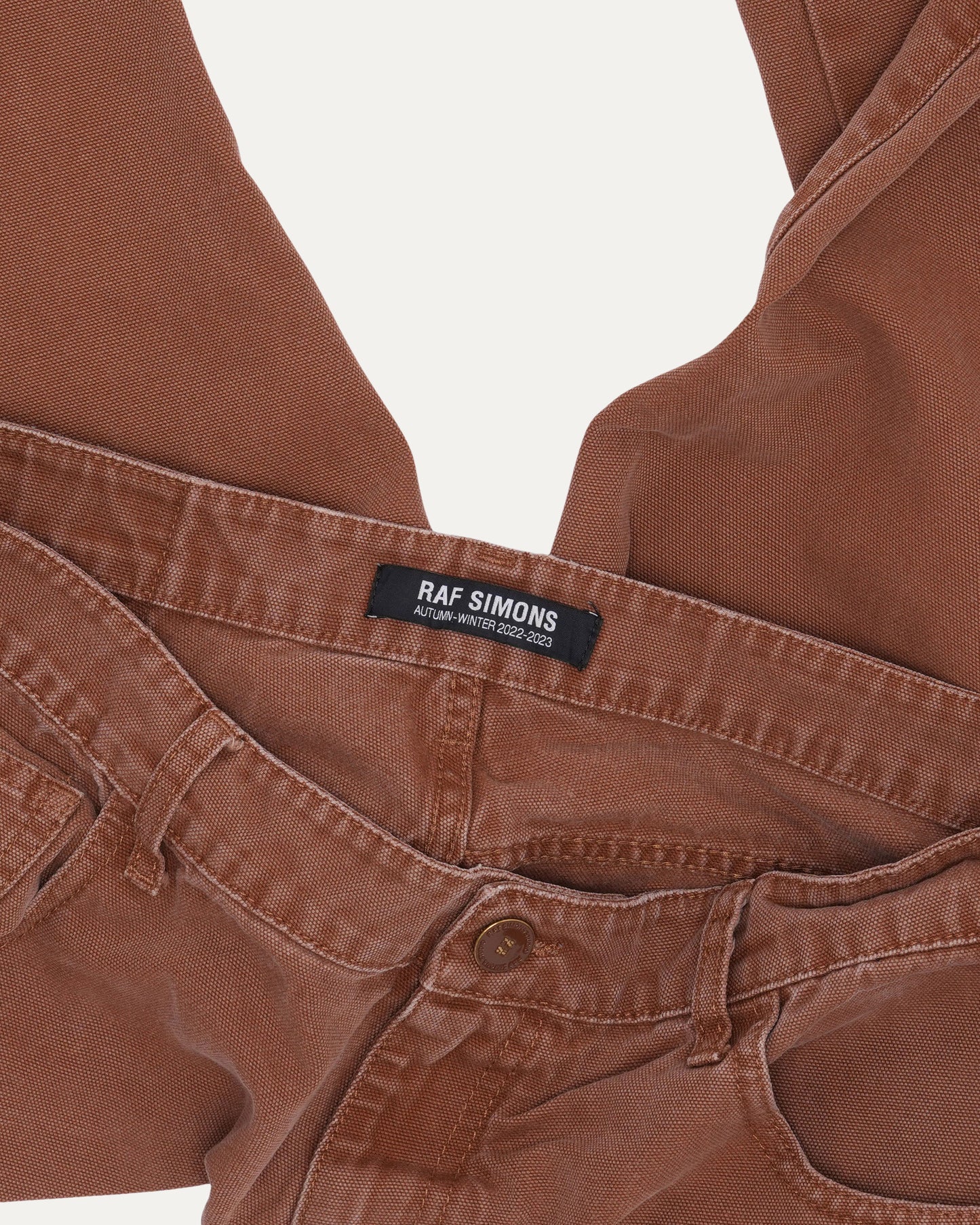 Wide Fit Denim Workwear Pants