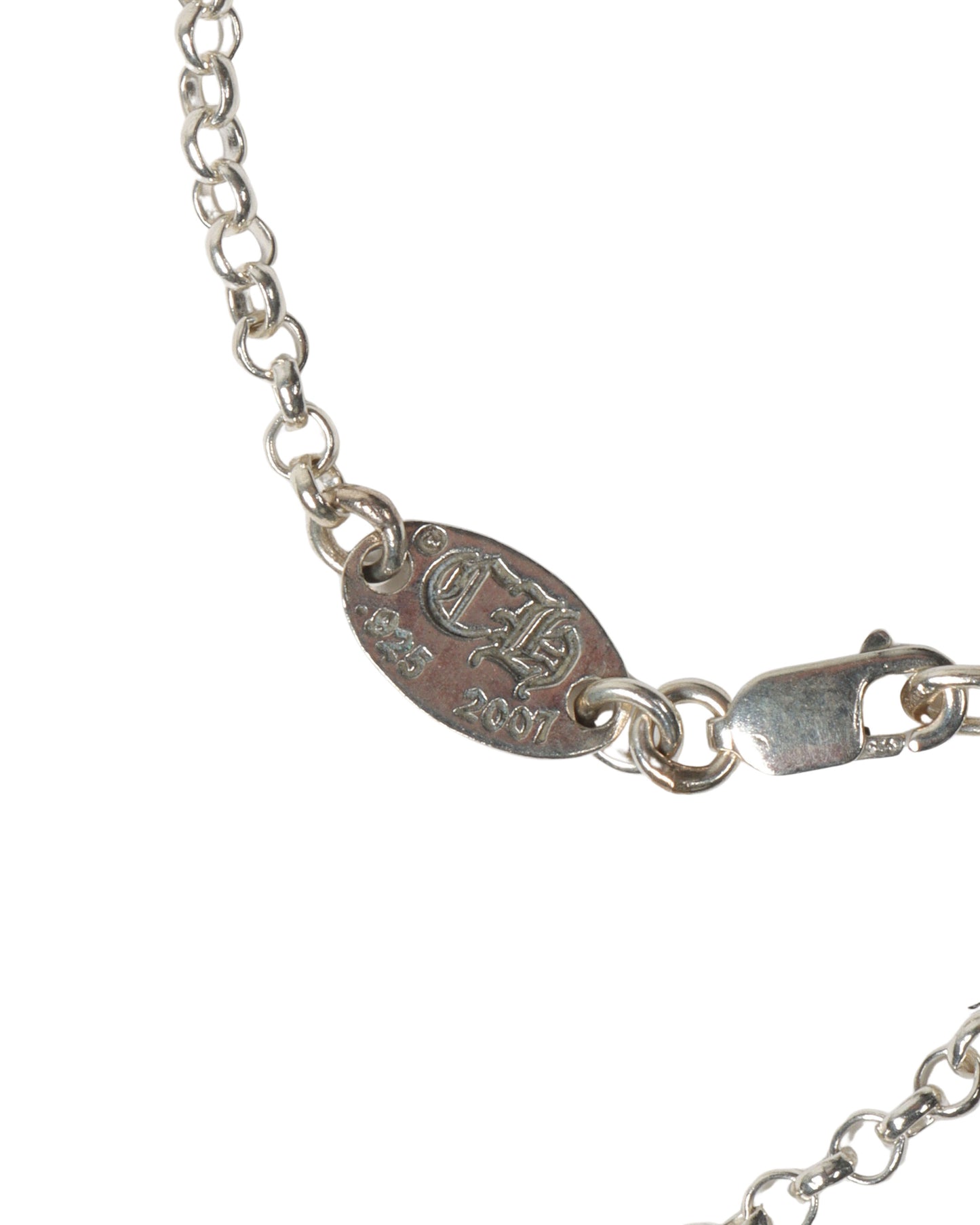 "CHROME" Nameplate Necklace