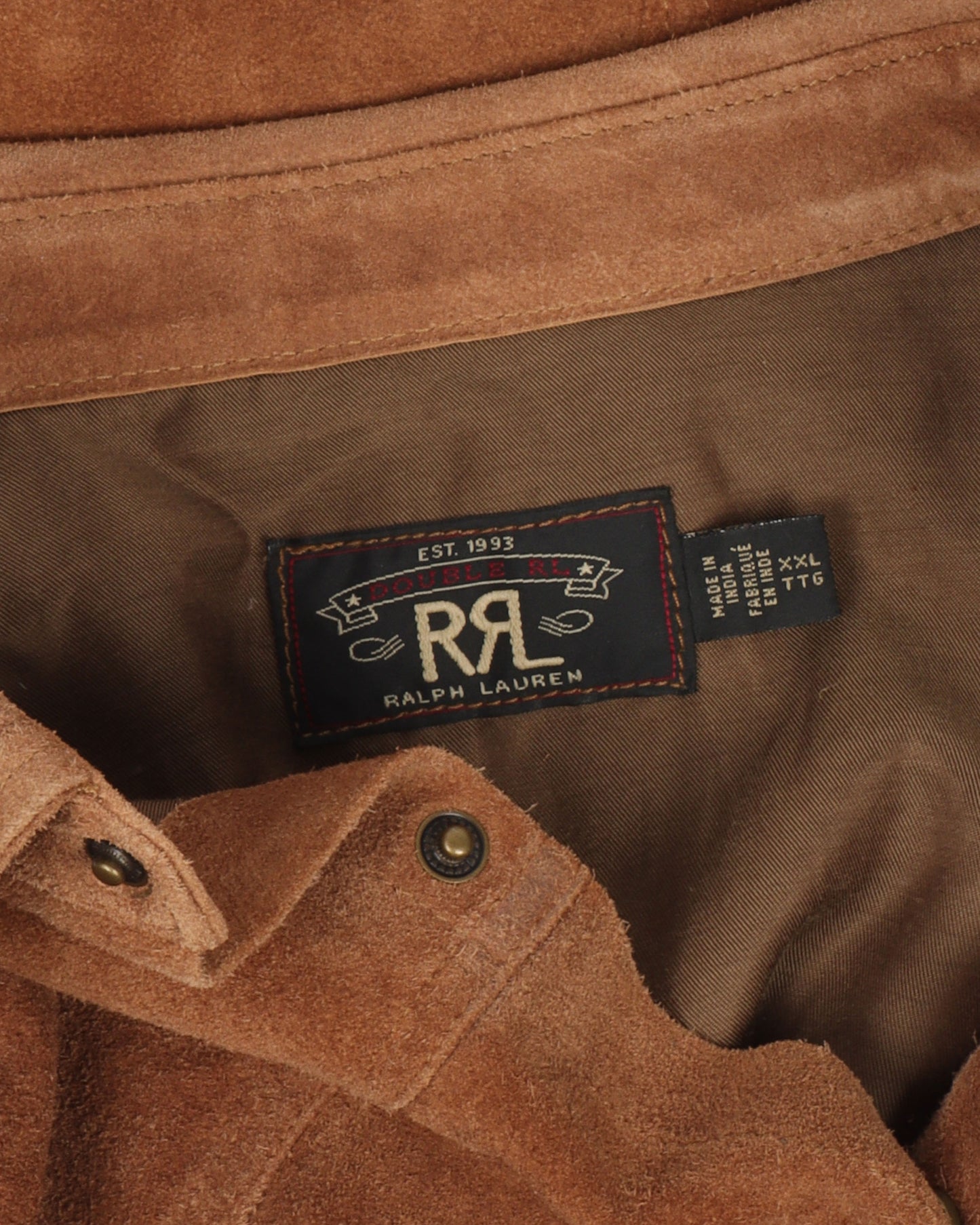 Brown Suede Shirt