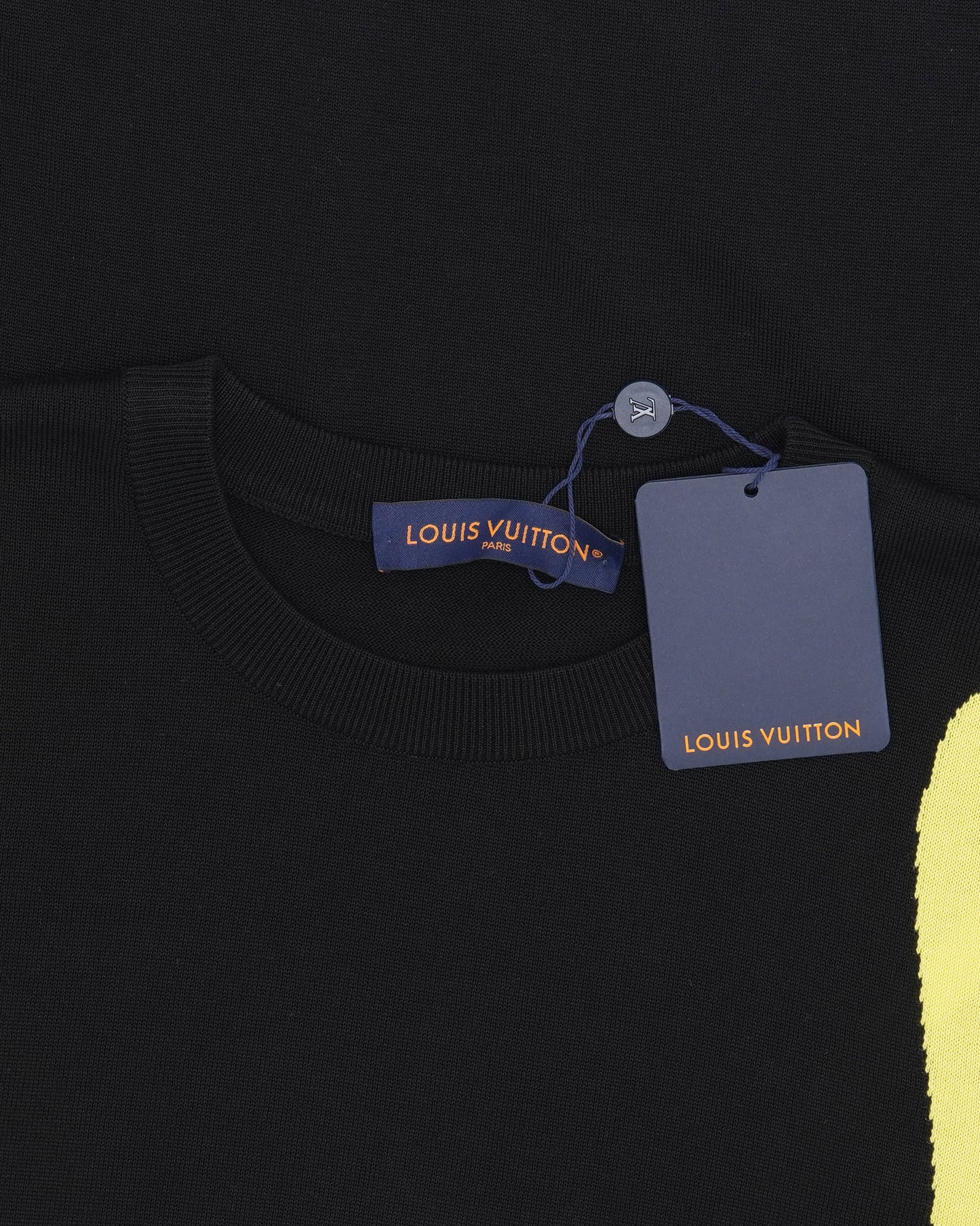 Intarsia Knit Sport Line T-Shirt