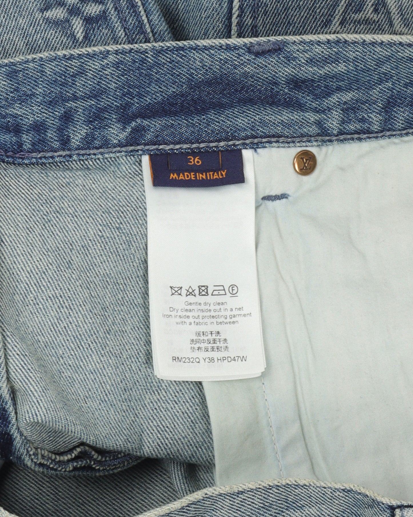 Monogram Carpenter Jean Shorts