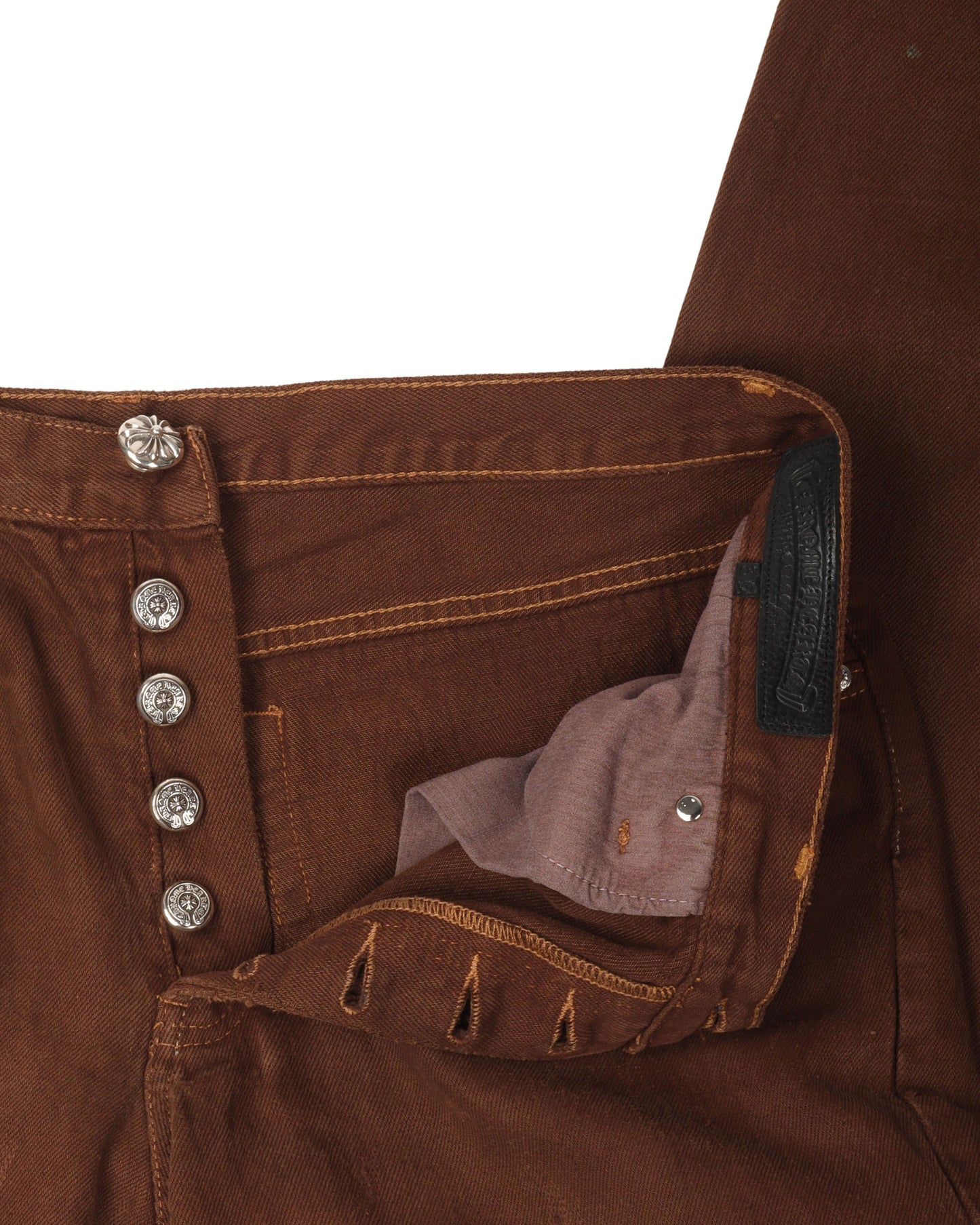 NYFW Leopard Levi's Cross Patch Jeans