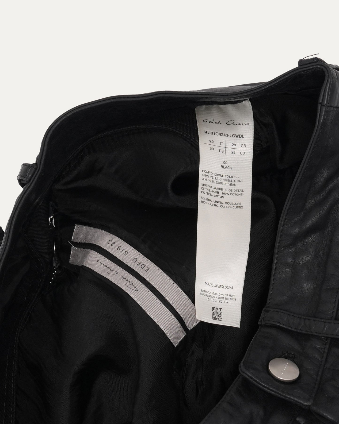 Bolan Flared Leather Pants