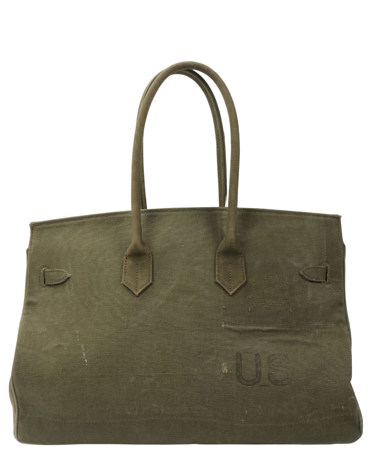 Canvas Birkin Travel Bag