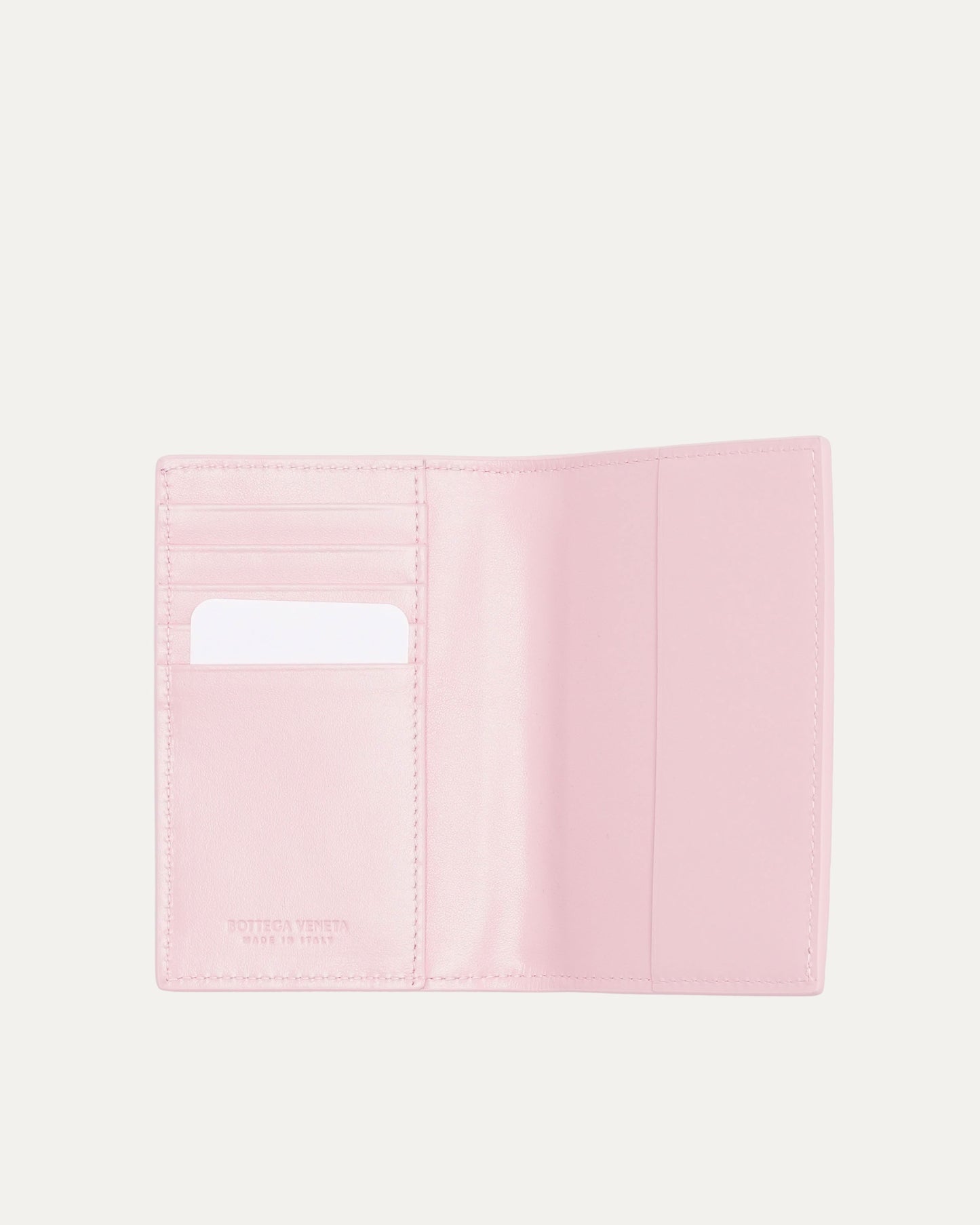 Leather Intrecciato Bifold Wallet
