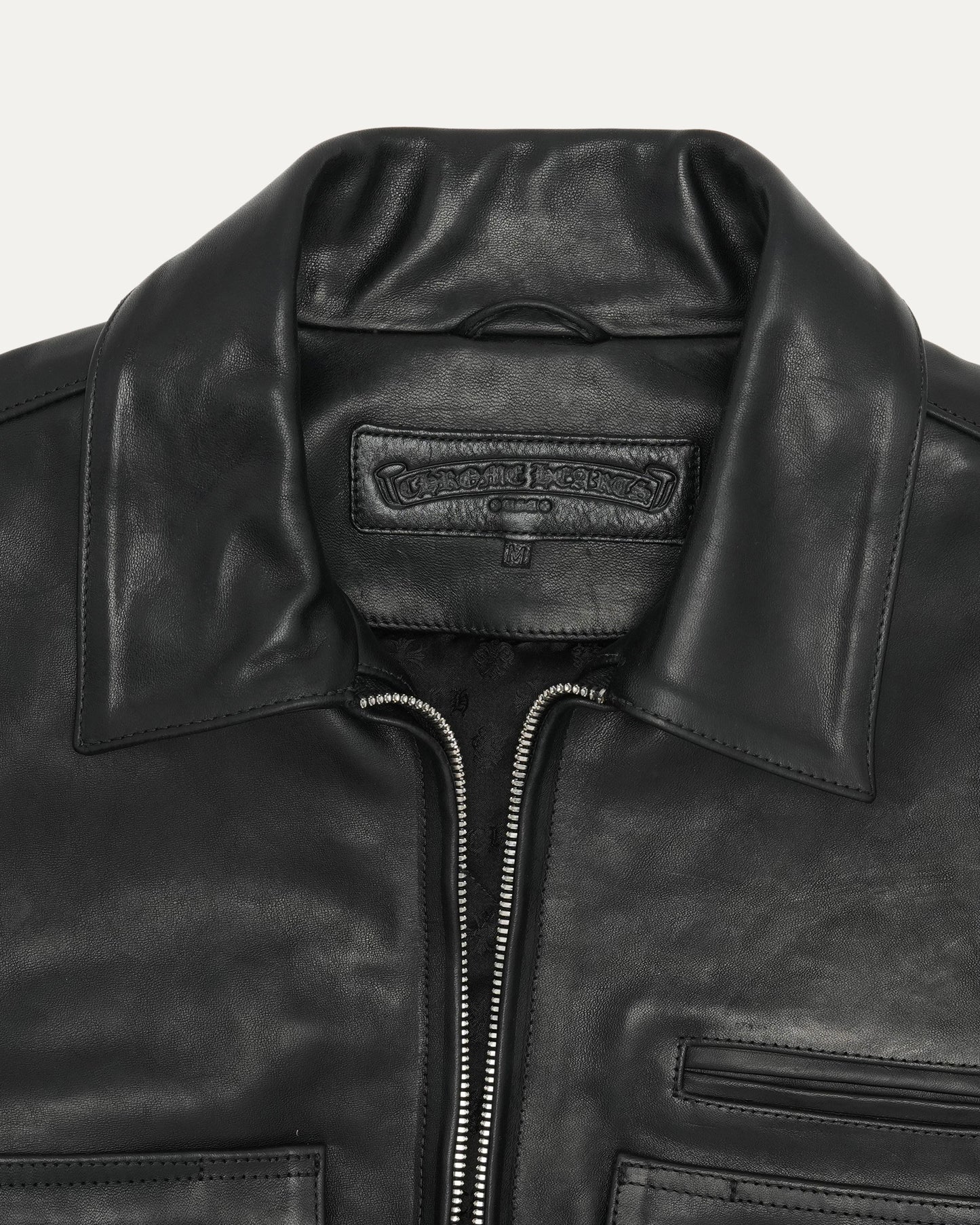 Leather Blouson Jacket