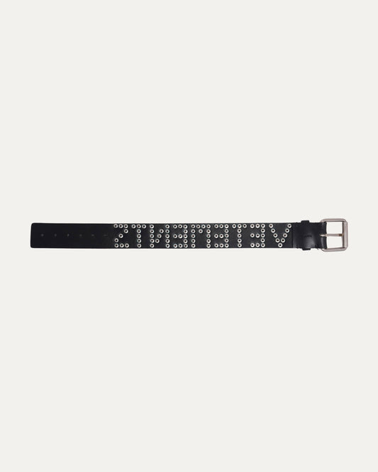 Studded Spellout Belt Choker