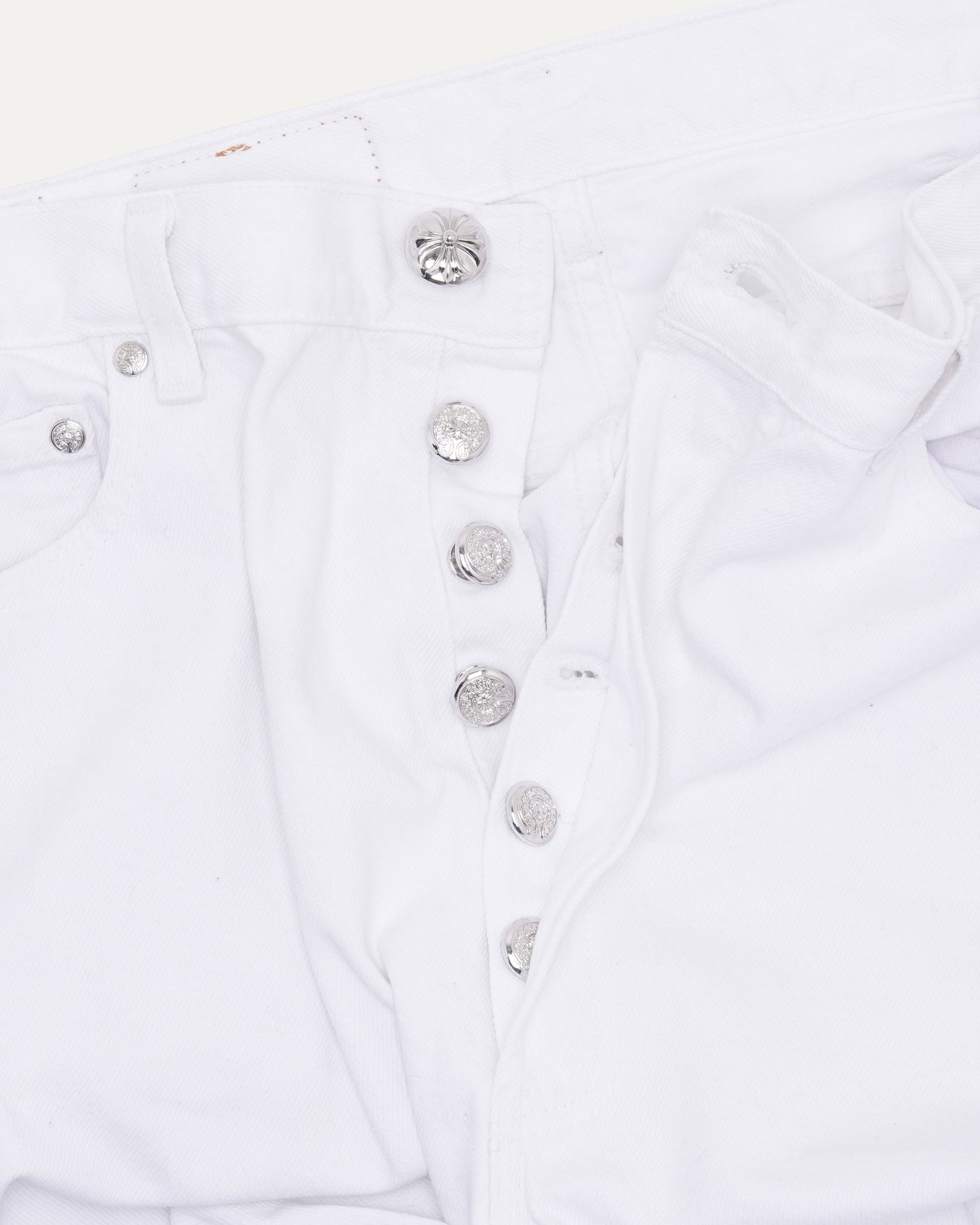 Silver Embellished Levi's Star Patch Jeans