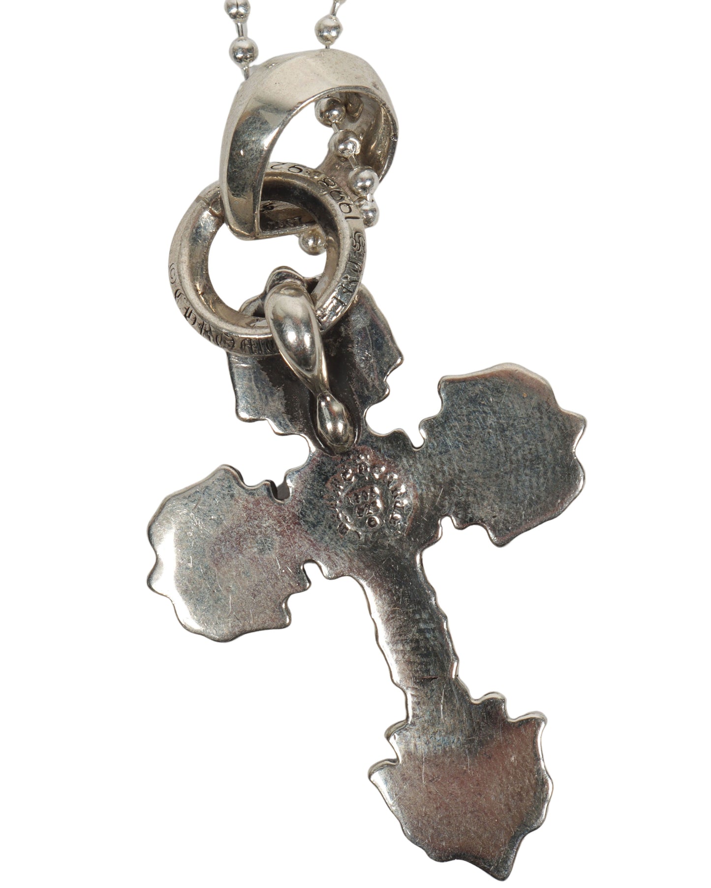 Fancy Cross Pendant W/ Chain