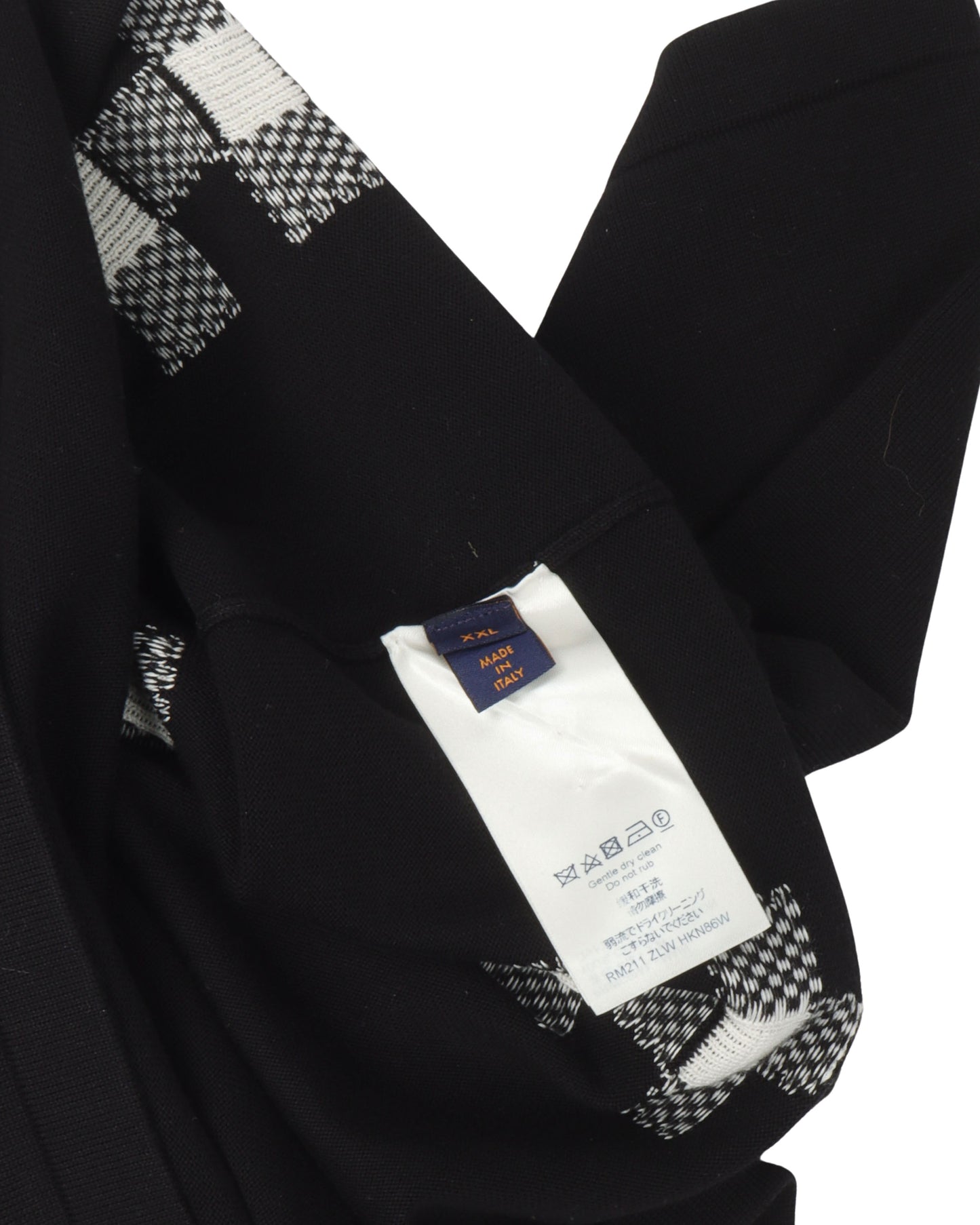 Damier Stripe Jacquard T-Shirt