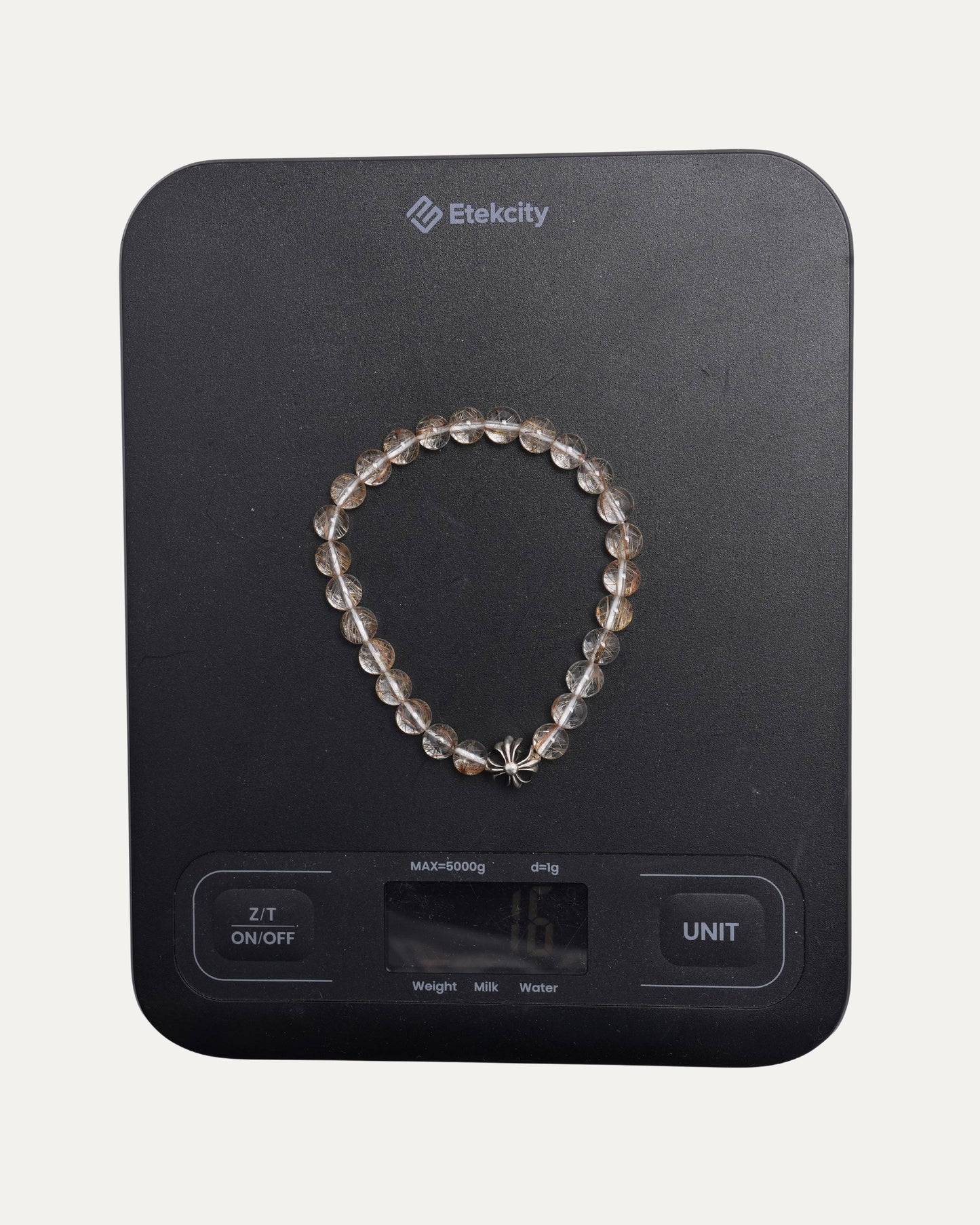 6mm Plus Cross Bead Bracelet