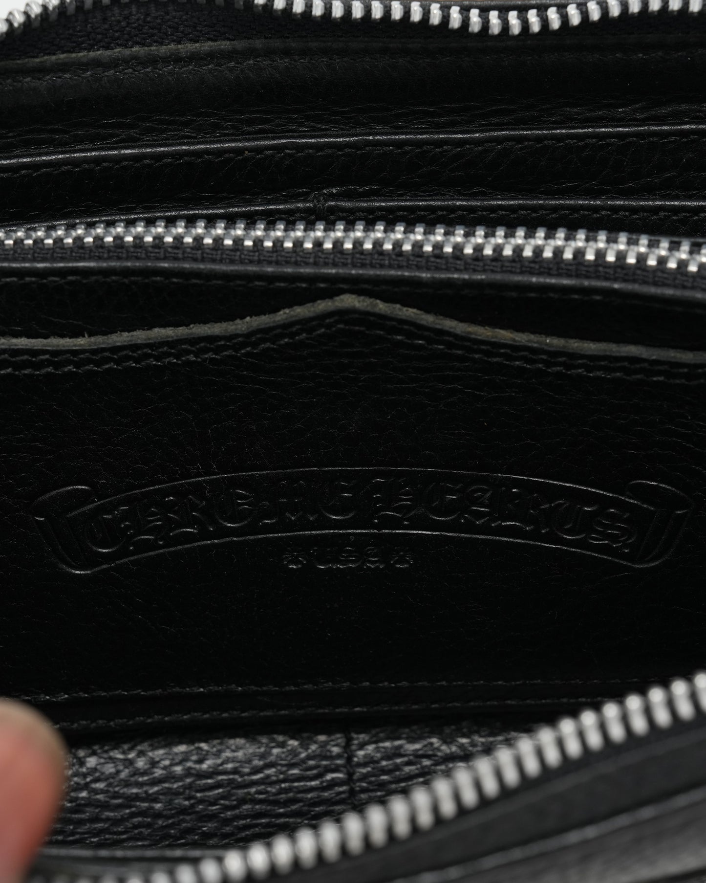 Cemetery Cross Patch Zip Wallet