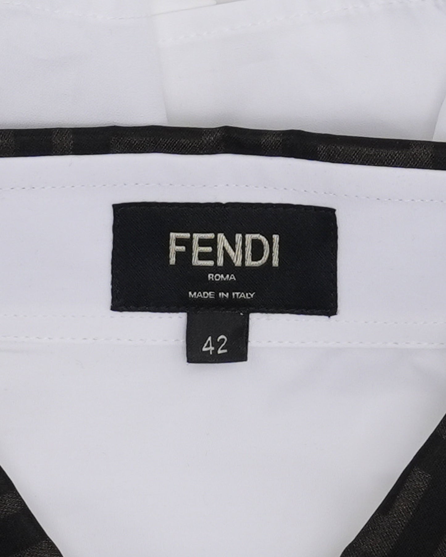 Monogram Collar Shirt