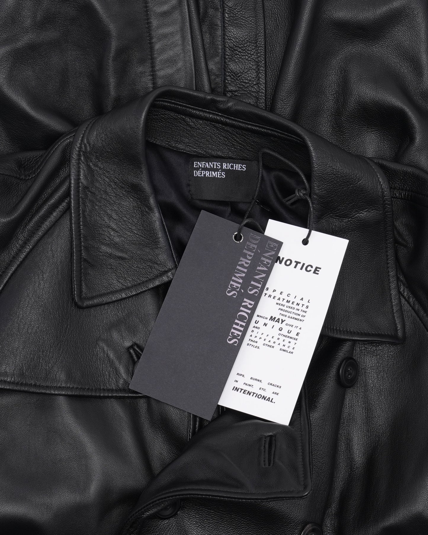 Leather Trench Coat