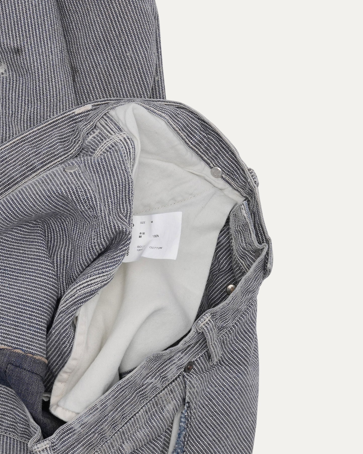 Herringbone Hickory Stripe Carpenter Pants