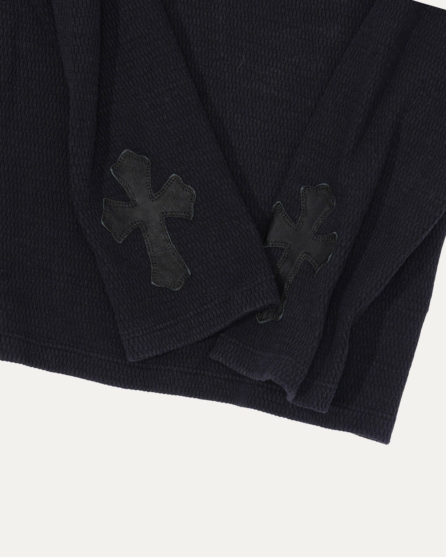 Vintage Cross Patch Long Sleeve Thermal Shirt