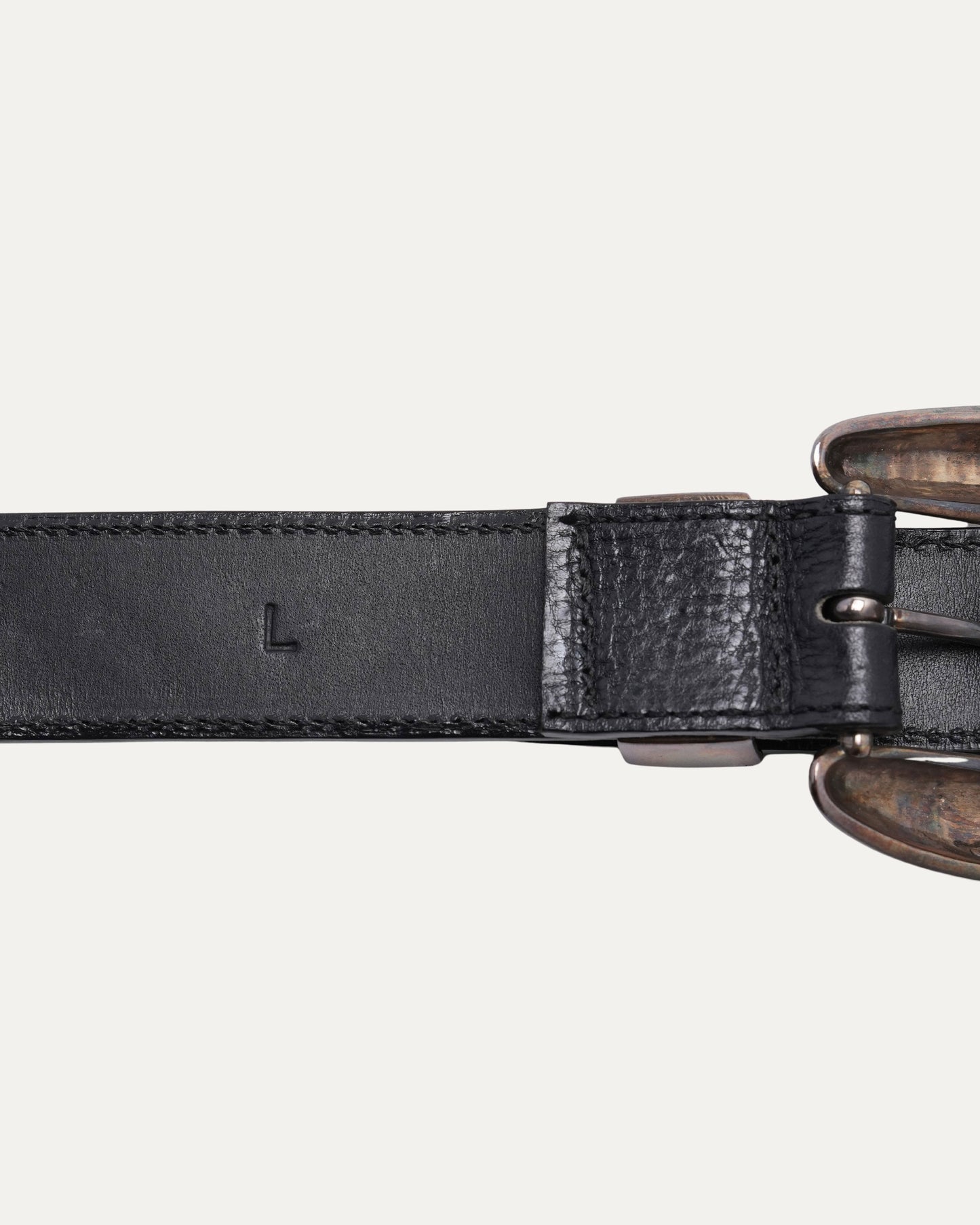 Double Buckle 3 Piece Belt