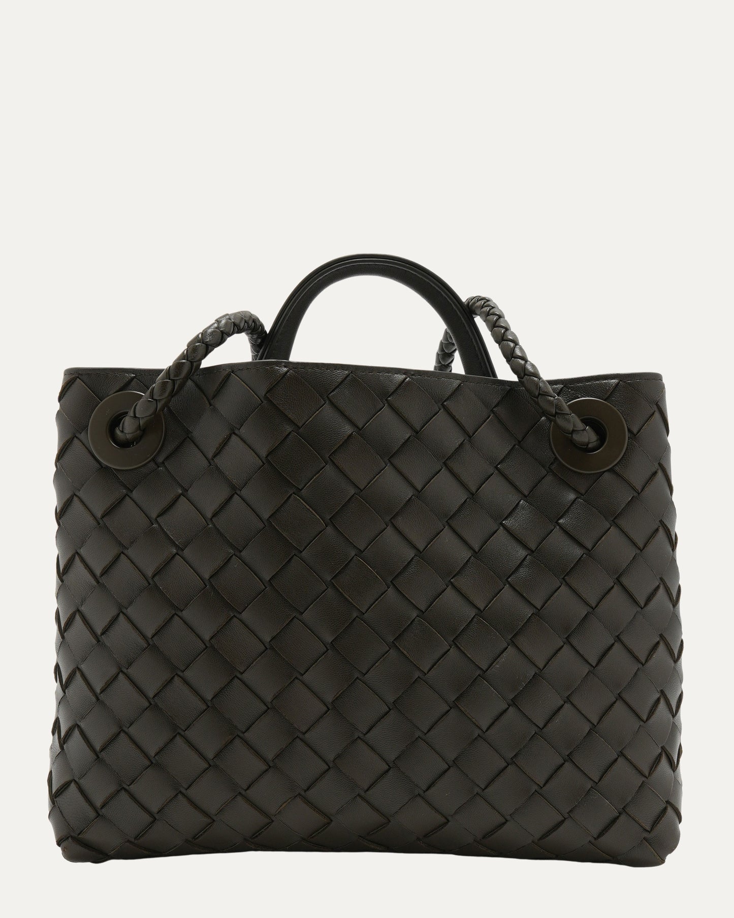 Andiamo Top Handle Intrecciato Bag Small