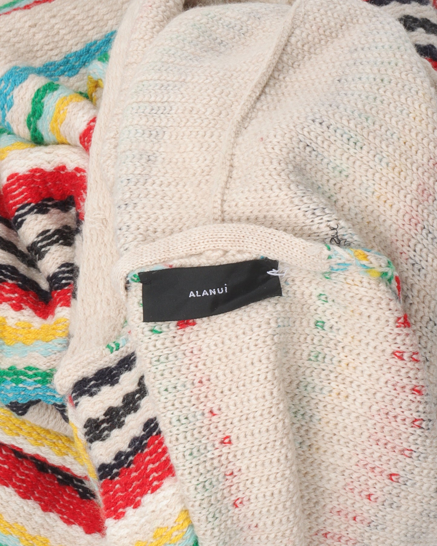 Striped Hooded Poncho