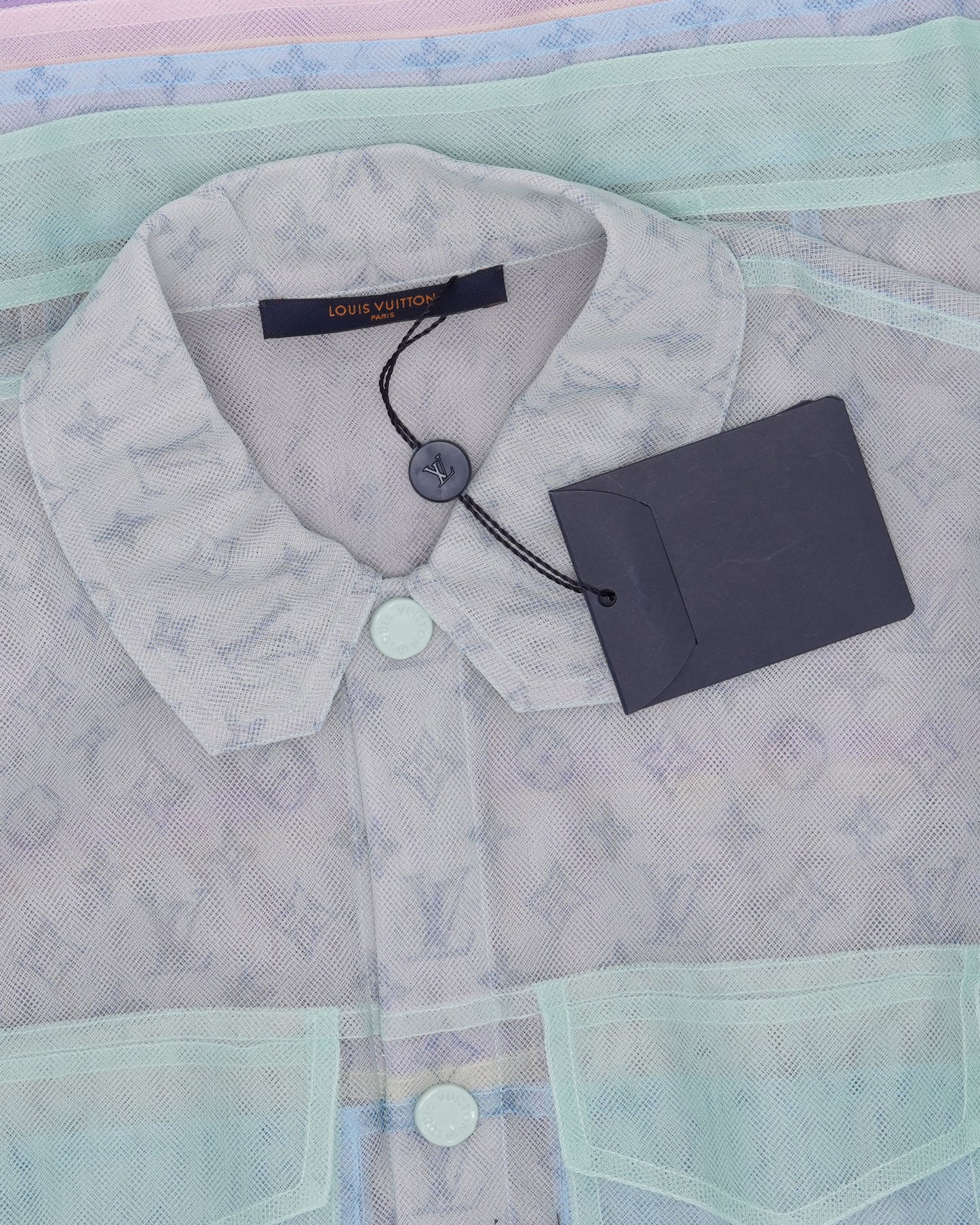 Multicolor Monogram Tulle Trucker Jacket