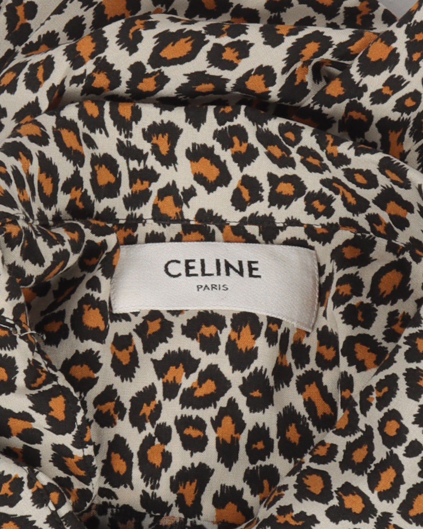 Leopard Button Up Short Sleeve Shirt