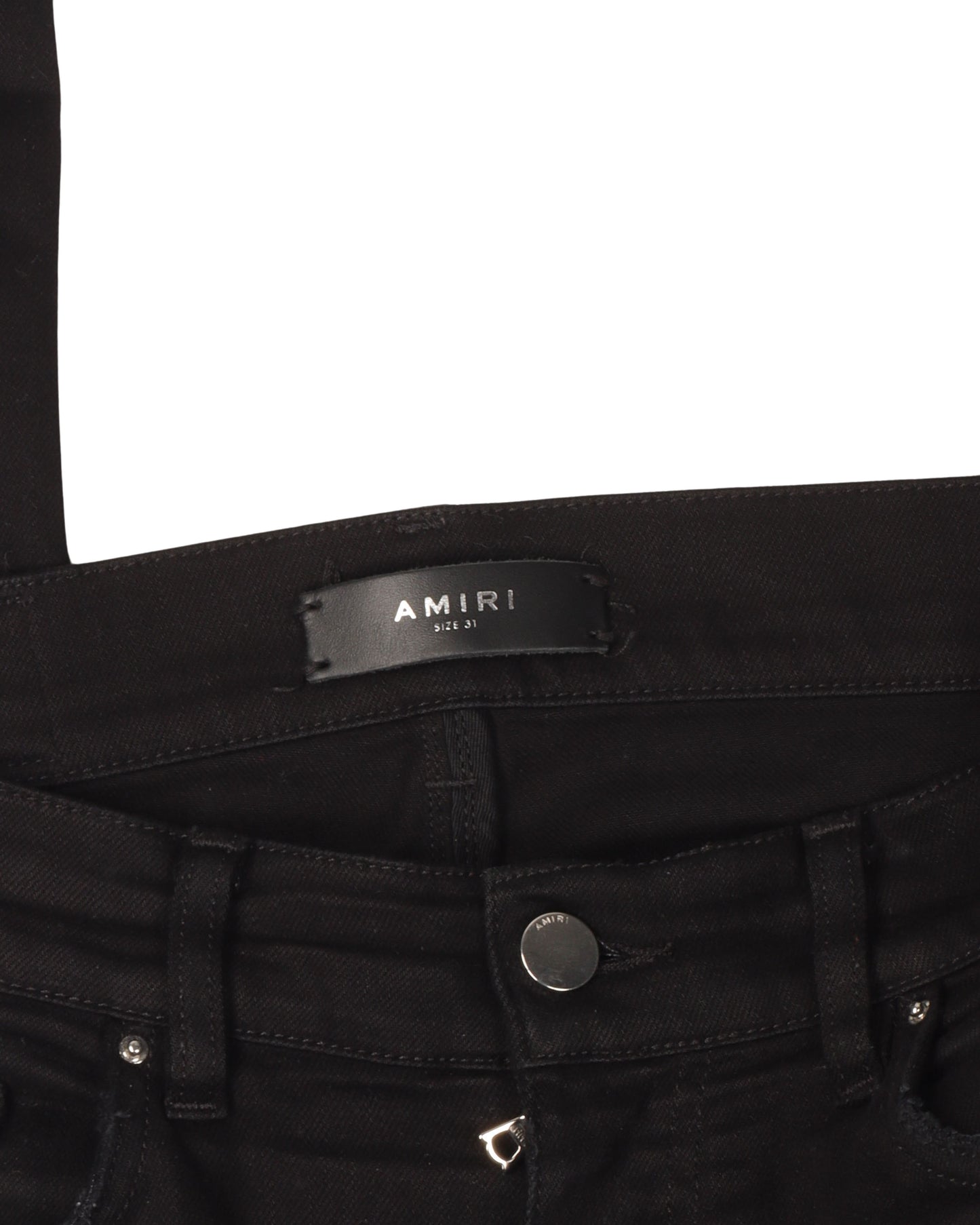 Lightly Distressed Denim Jeans