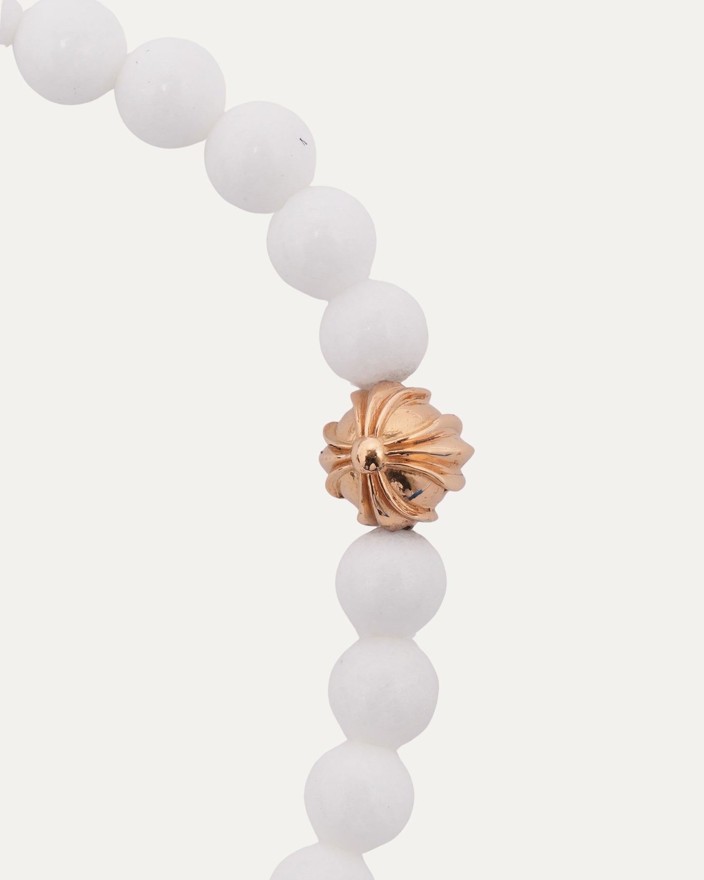 22k Gold Cross Bead Bracelet