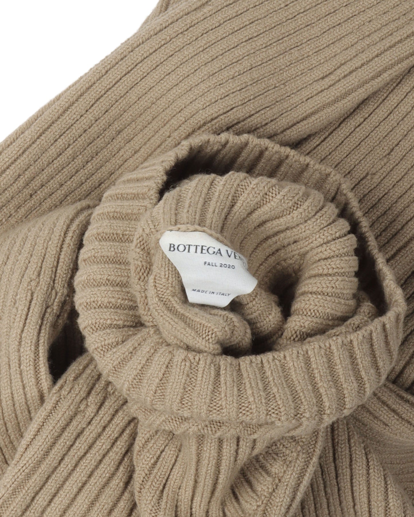 Ribbed Cutout Turtleneck Sweater