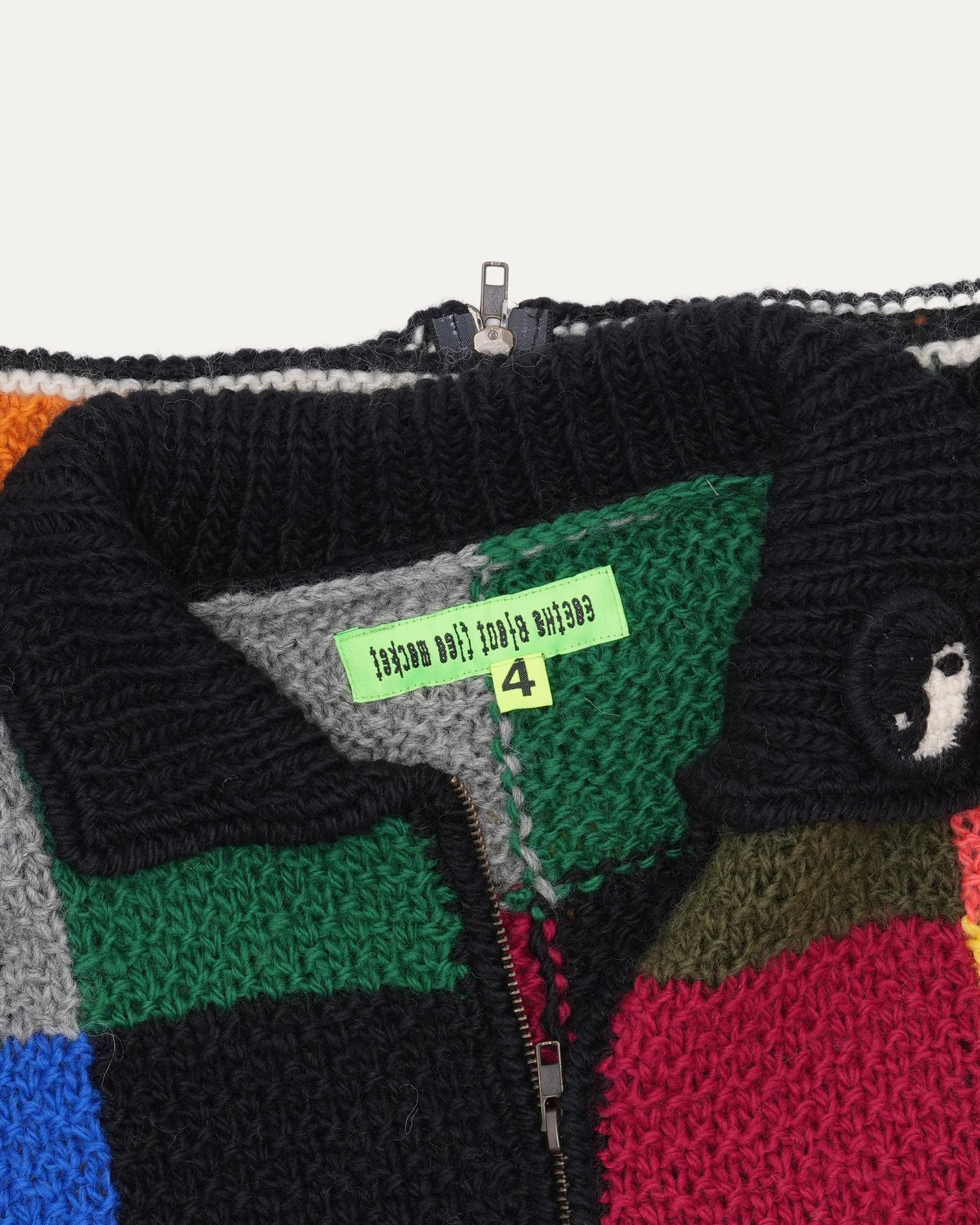 Puzzle Zip Sweater