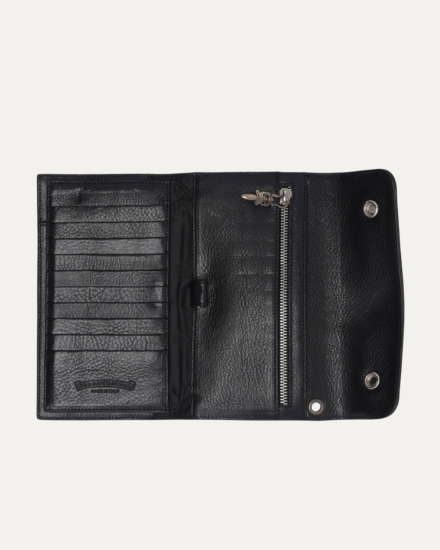 Leather Snap Wave Wallet