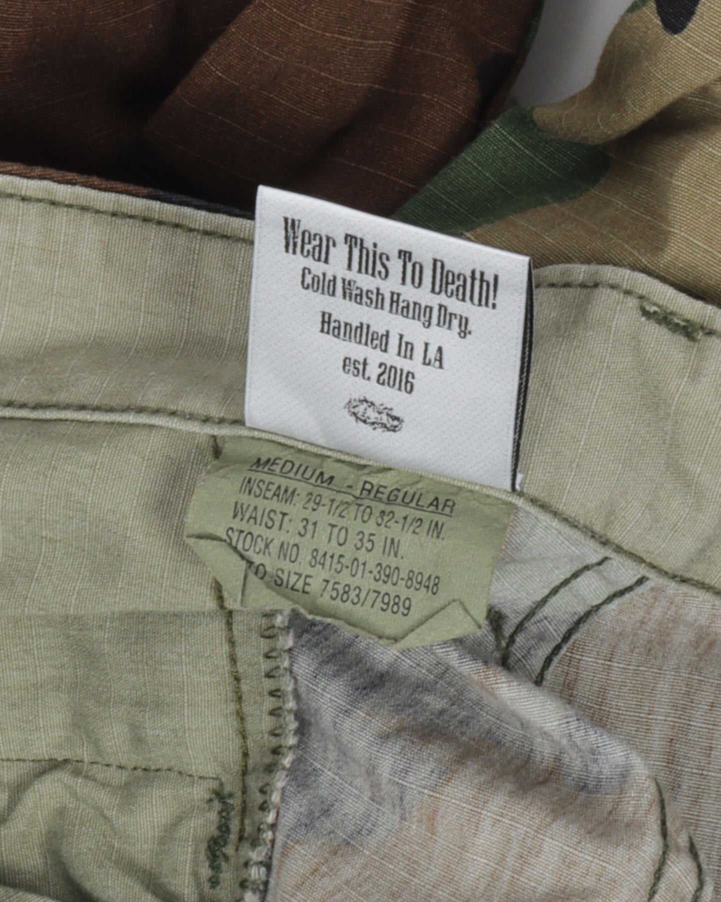 Camouflage Cargo Pants