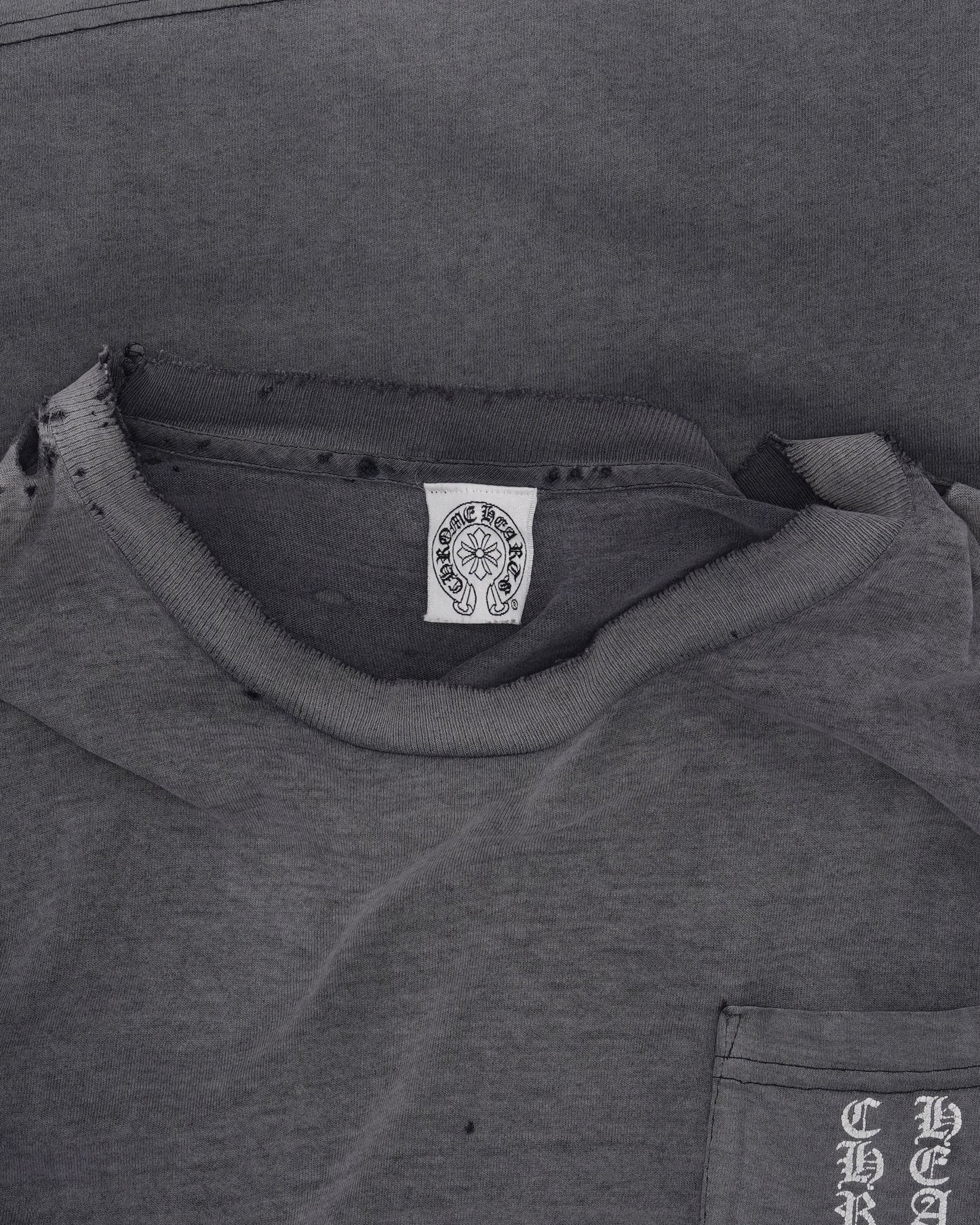 Vintage Vertical Logo Pocket T-Shirt