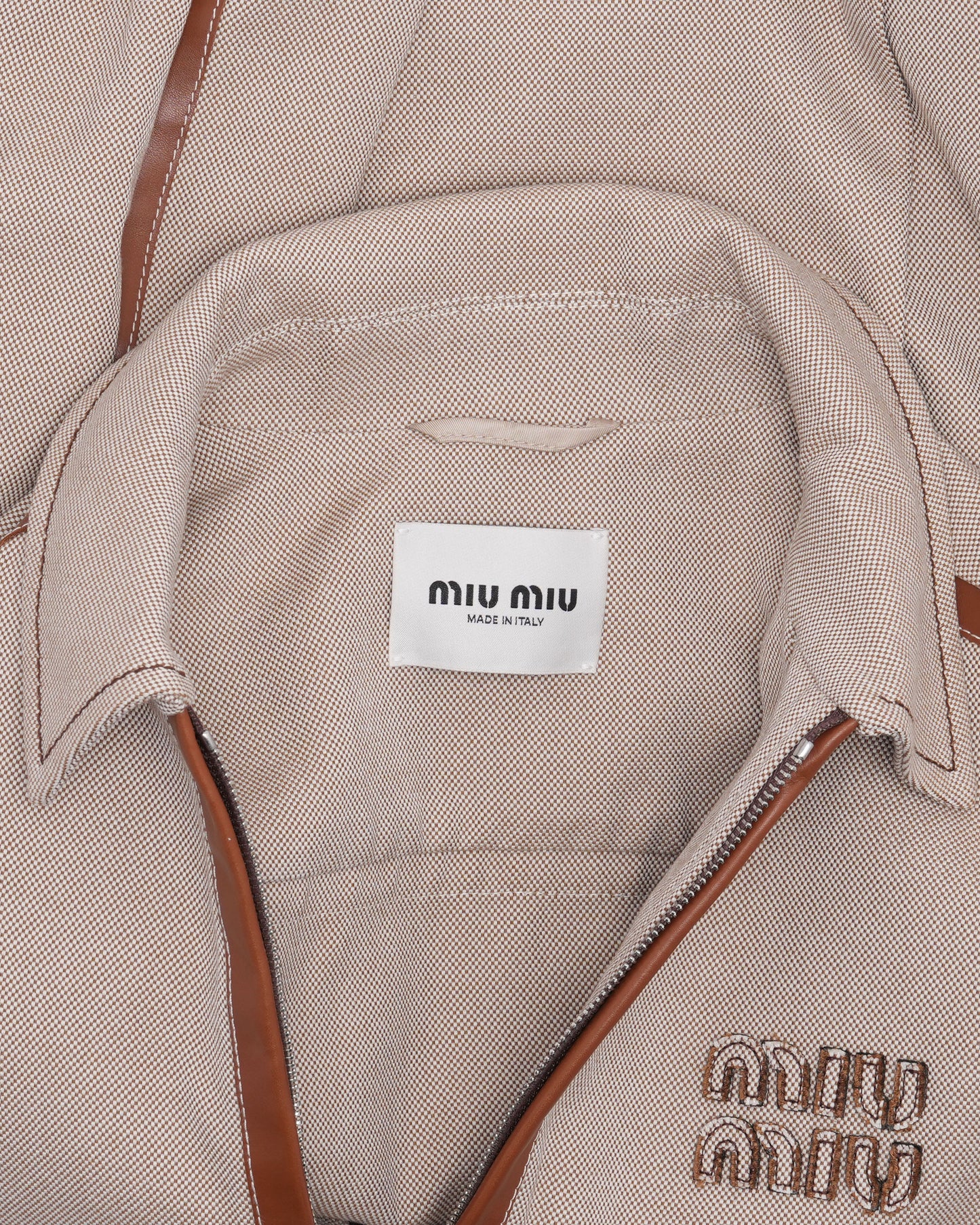 Canvas Zip-Up Jacket