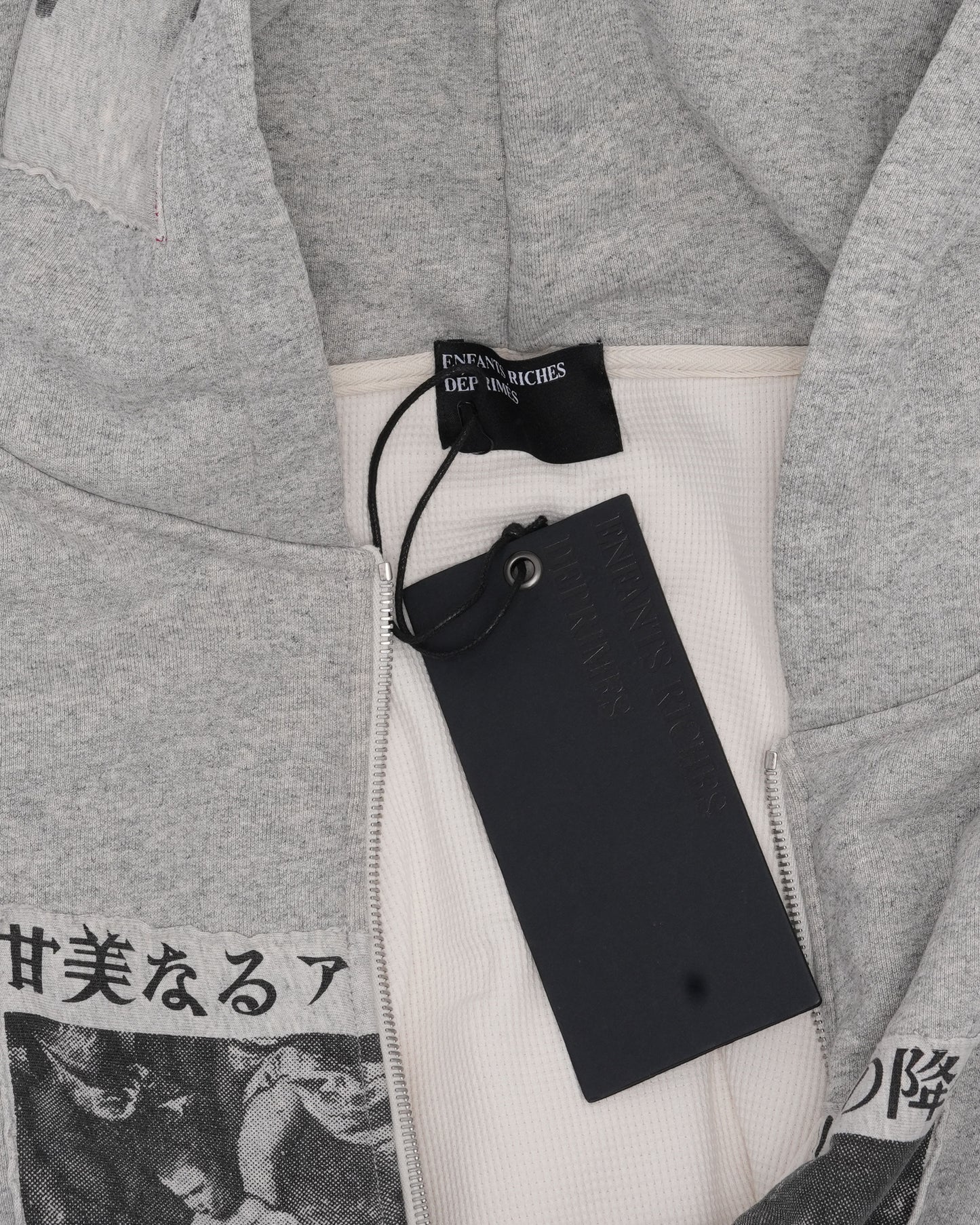 Patchwork Assemblage Zip Up Hoodie