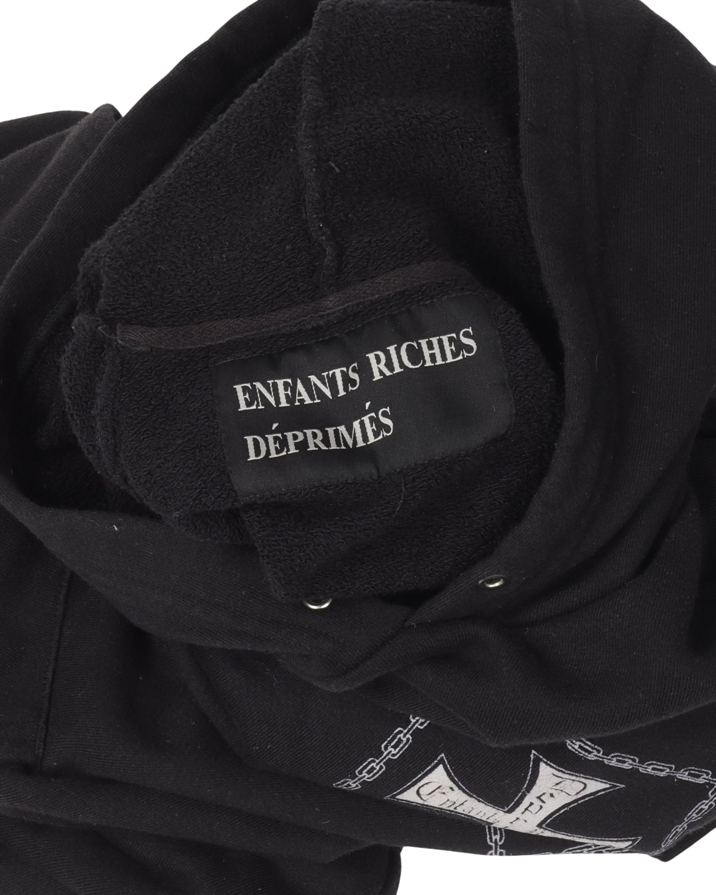 "Croix Avec des Roses" Iron Cross Hoodie