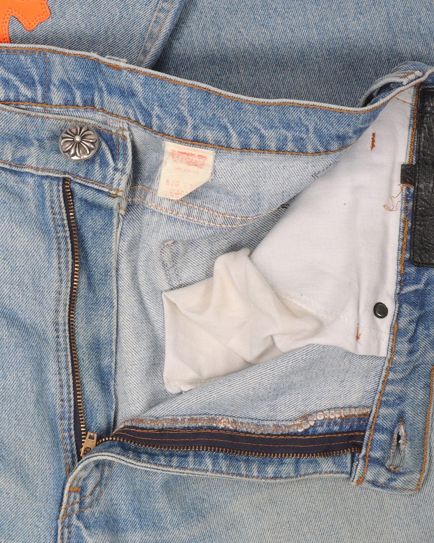 St. Barth's Exclusive Levi's Cross Patch Jeans