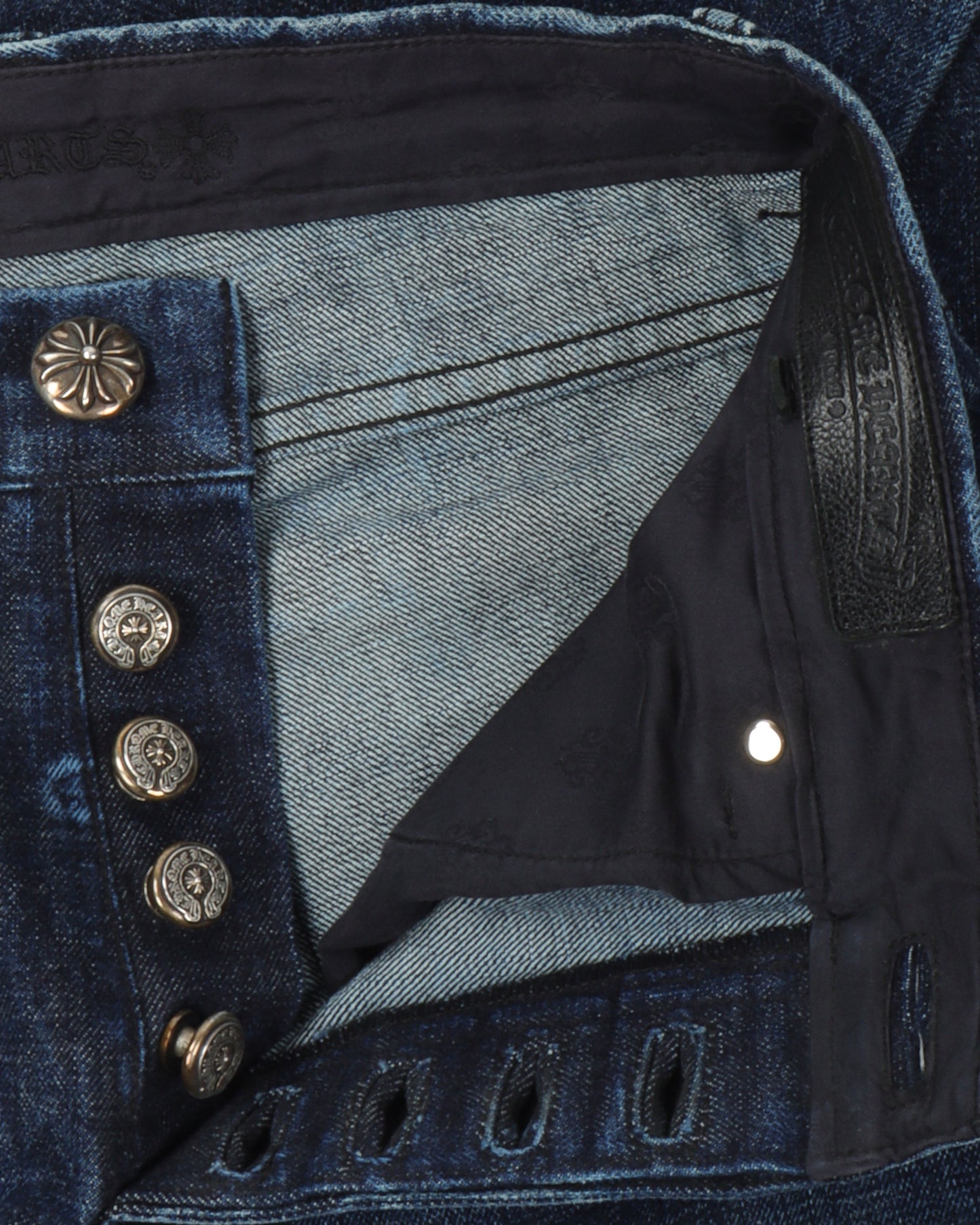 Indigo Cross Patch Jeans